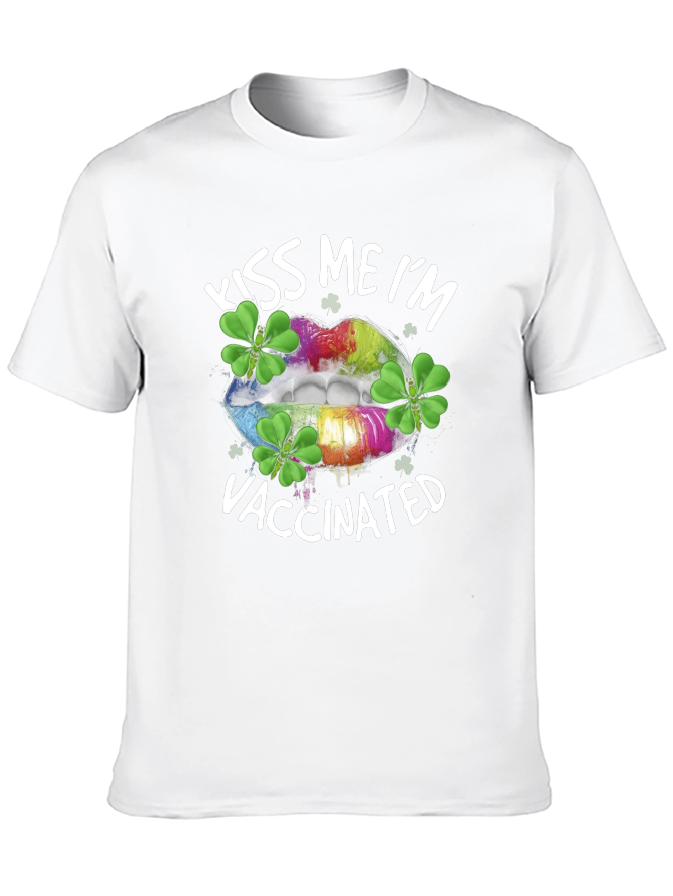 Kiss Me Im Vaccinated St. Patricks Day T-Shirt