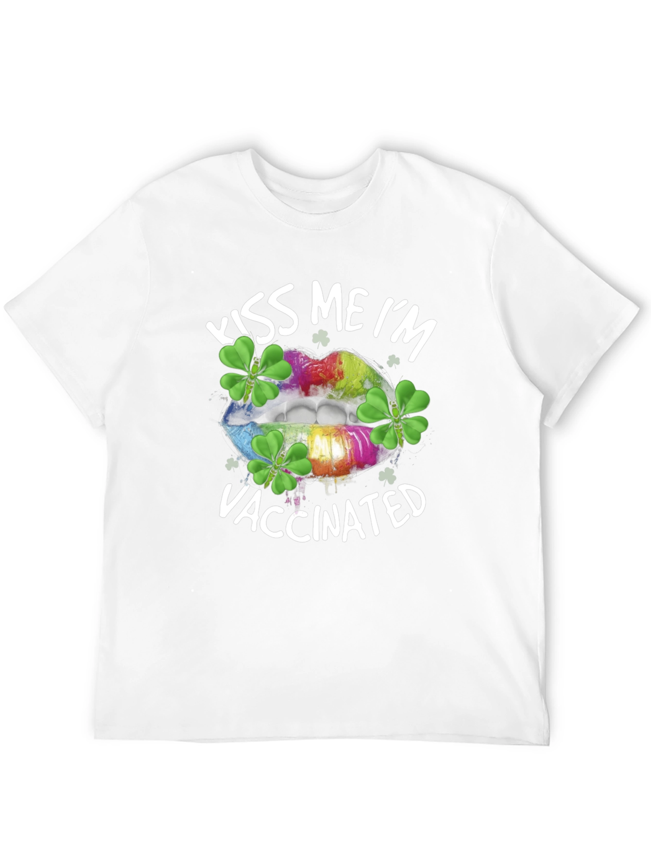 Kiss Me Im Vaccinated St. Patricks Day T-Shirt