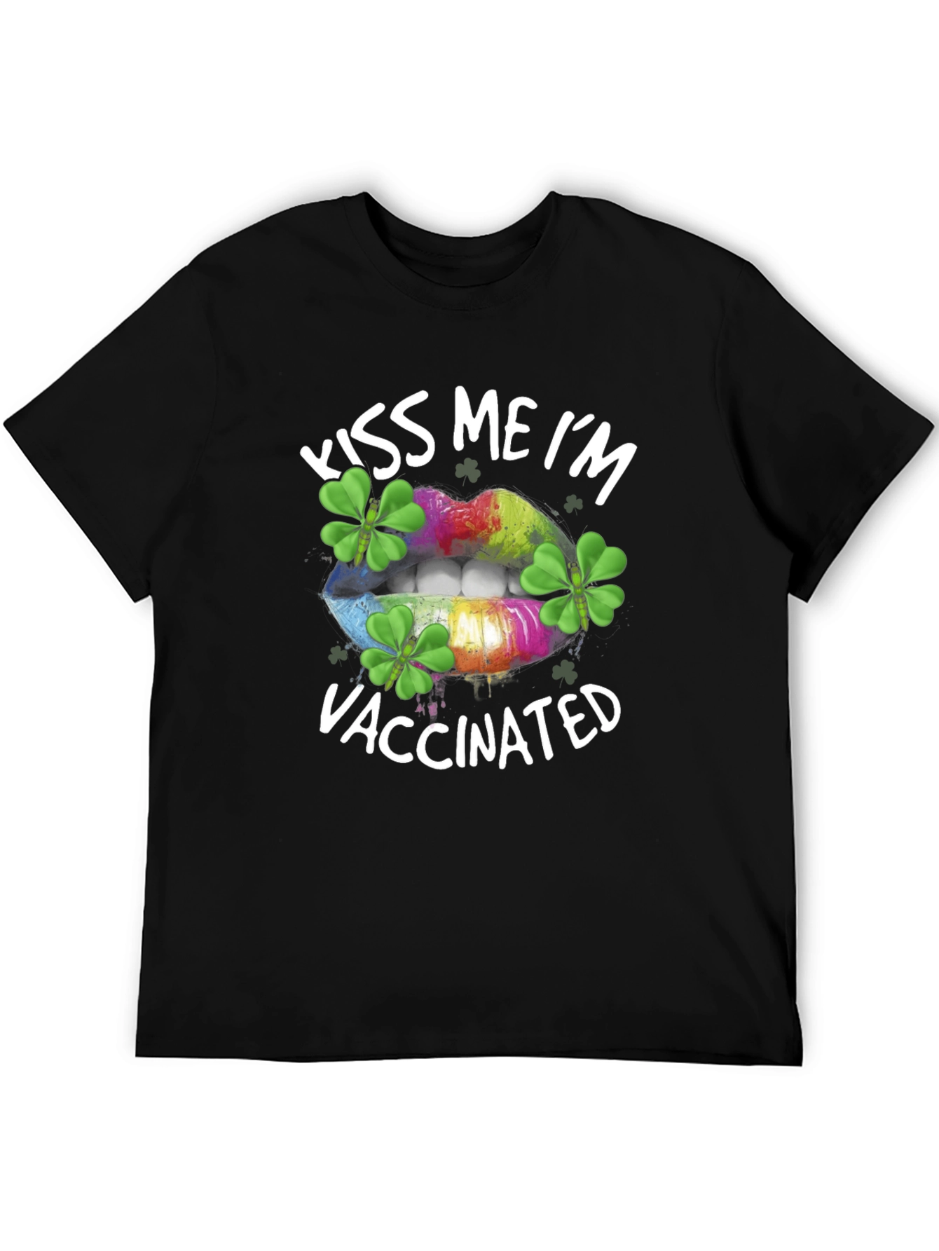 Kiss Me Im Vaccinated St. Patricks Day T-Shirt