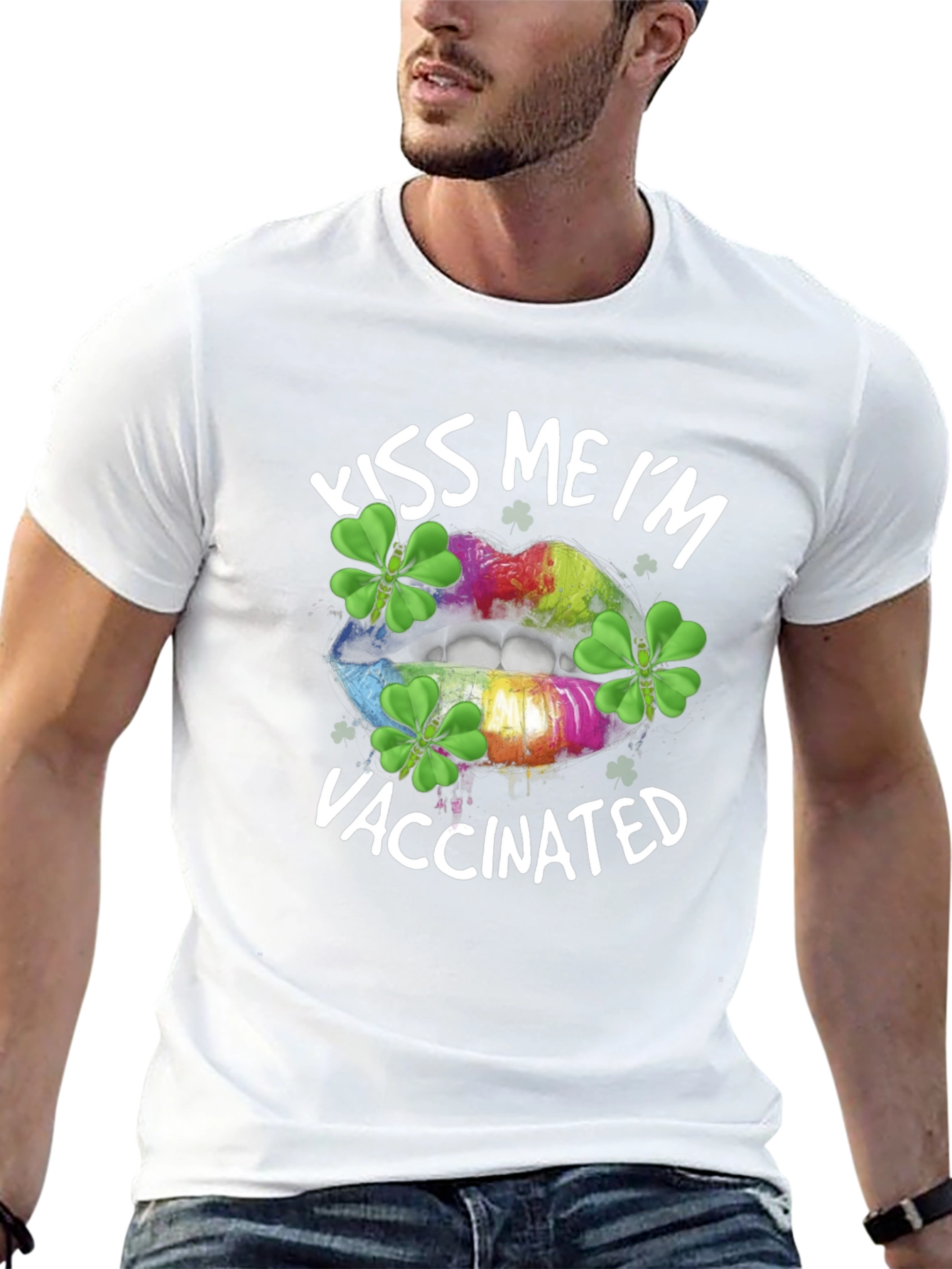 Kiss Me Im Vaccinated St. Patricks Day T-Shirt
