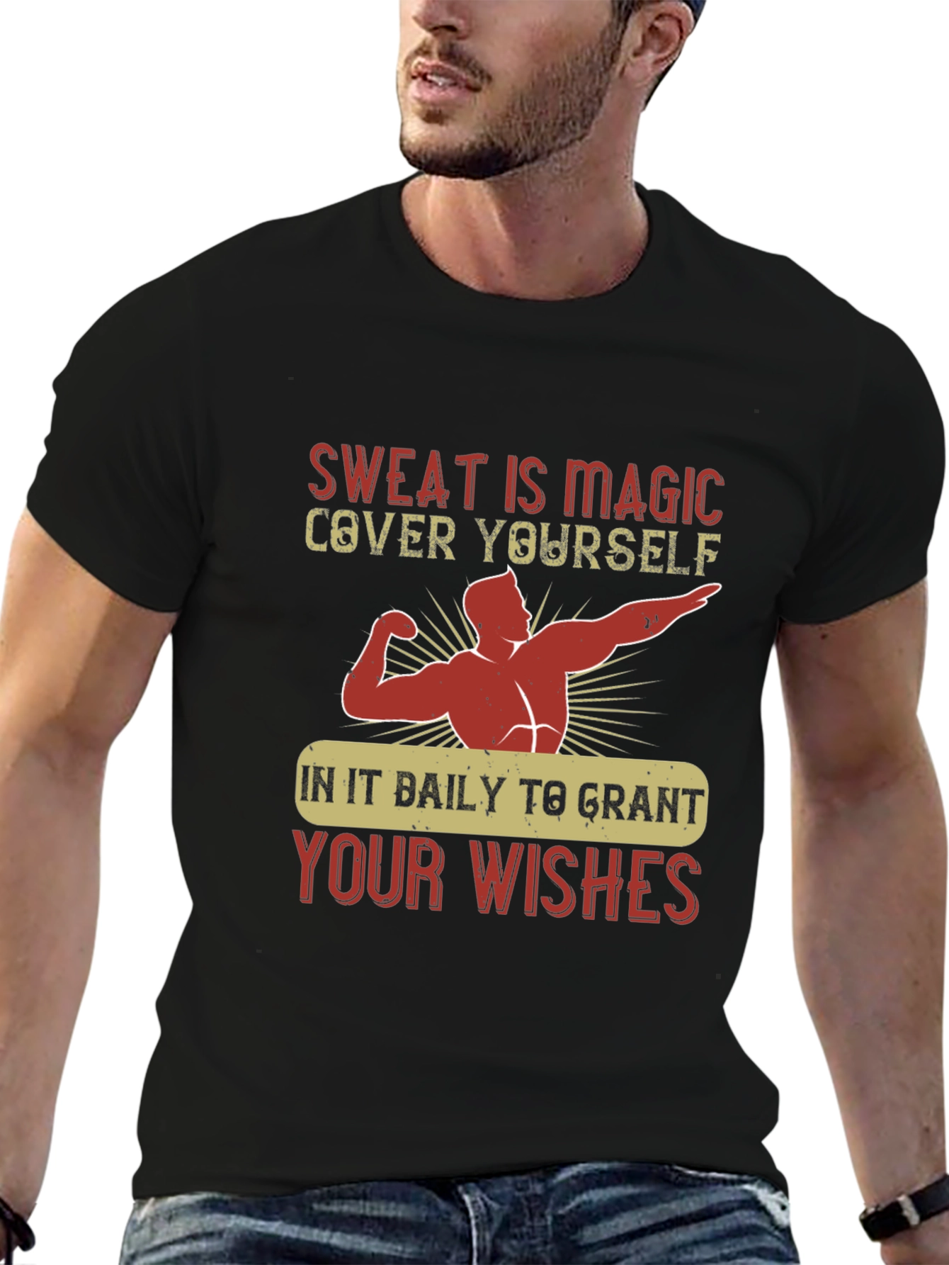Sweat is Magic T-Shirt - Gym Motivation