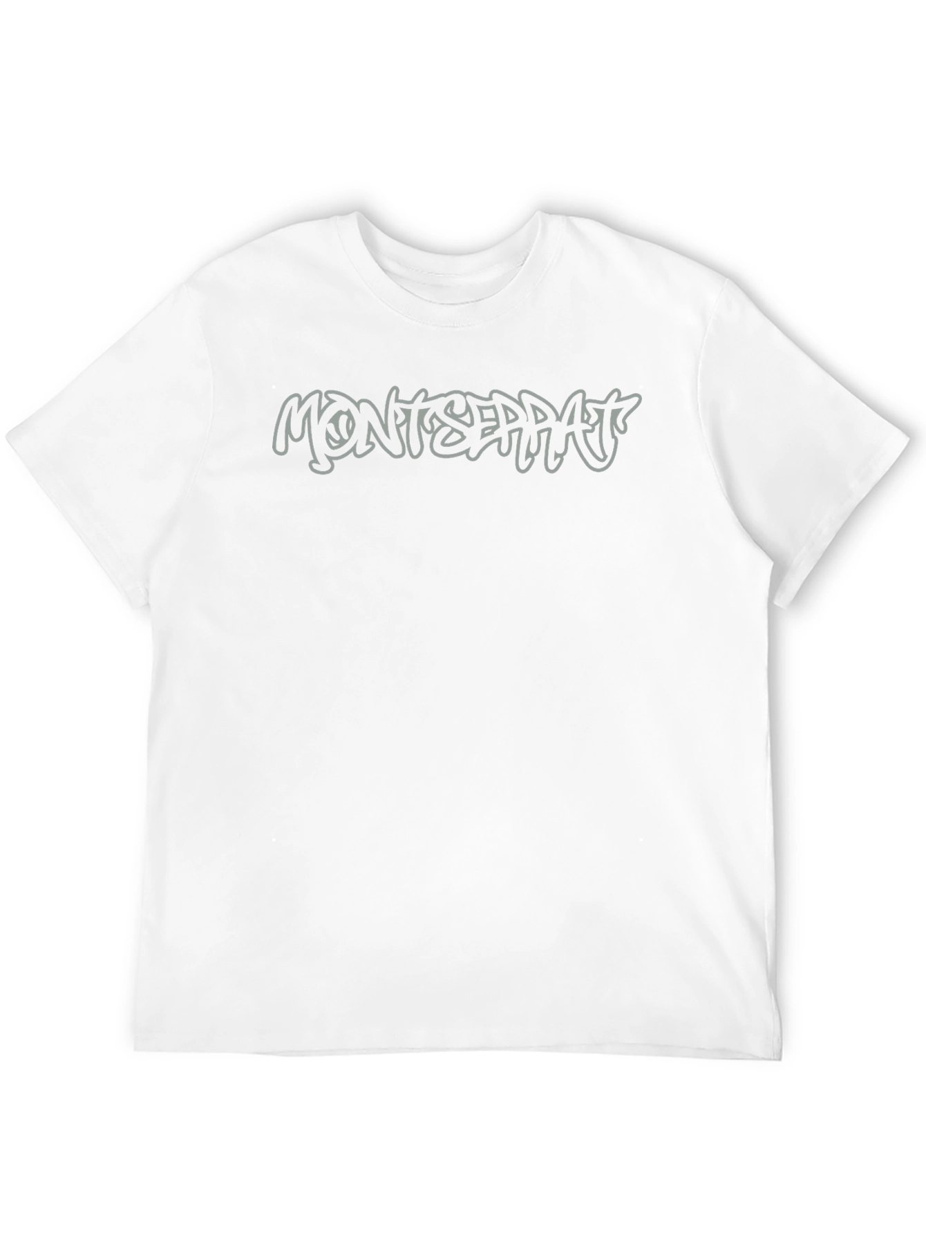 Montserrat Graphic Print Black T-Shirt
