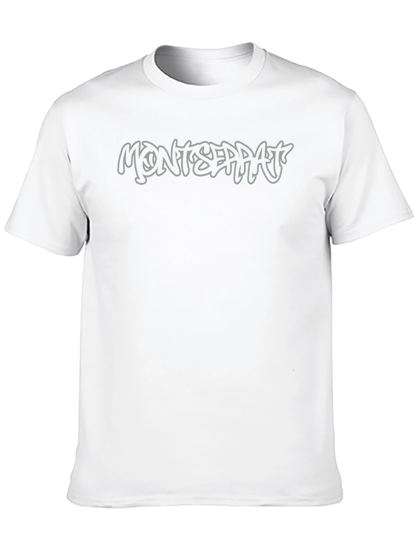 Montserrat Graphic Print Black T-Shirt
