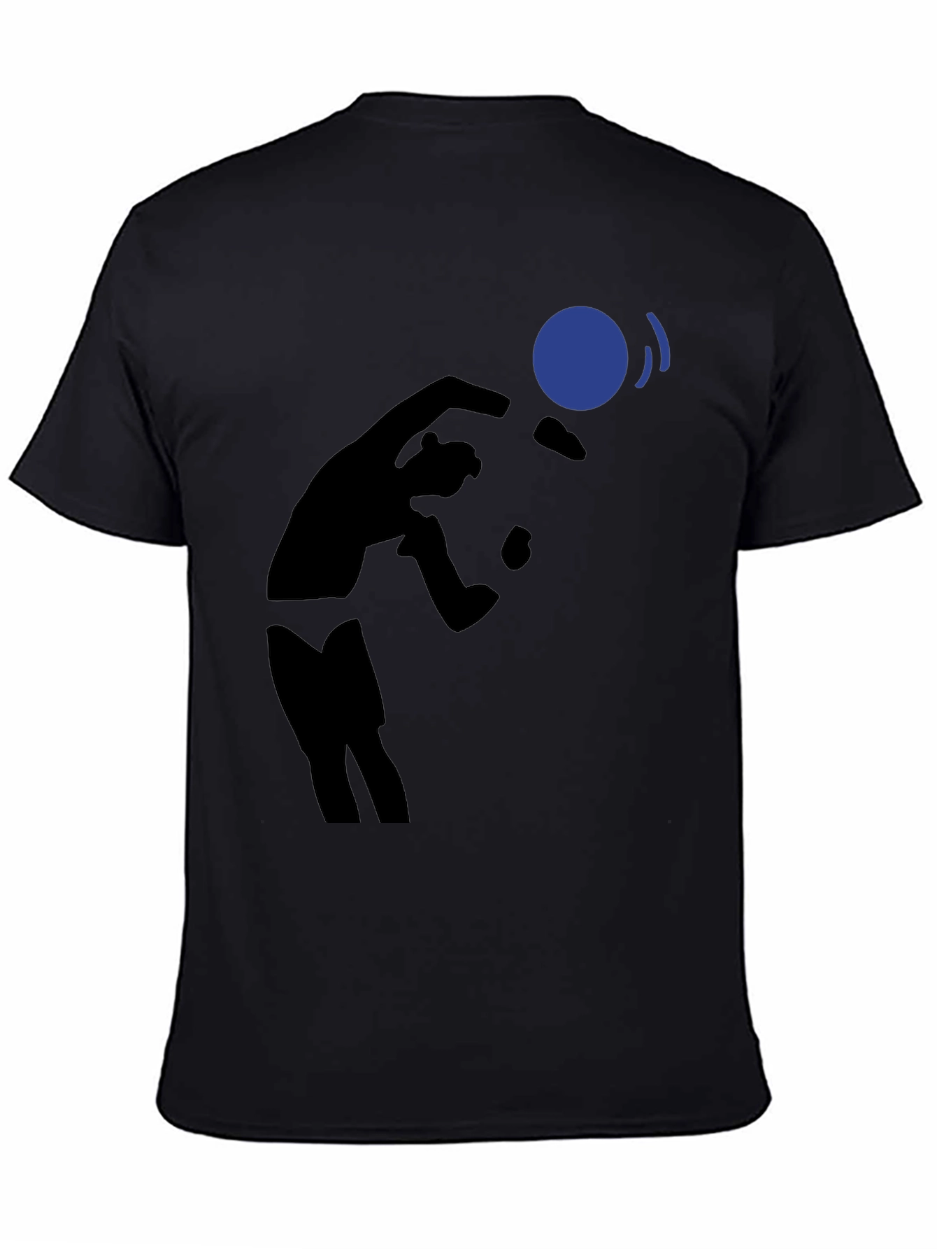 Juggling Silhouette Black T-Shirt