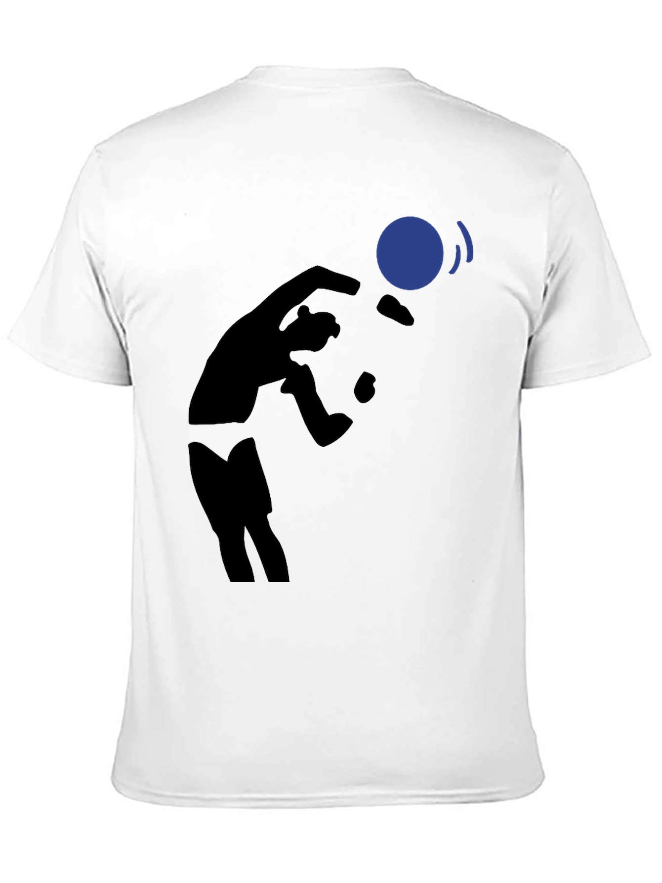 Juggling Silhouette Black T-Shirt
