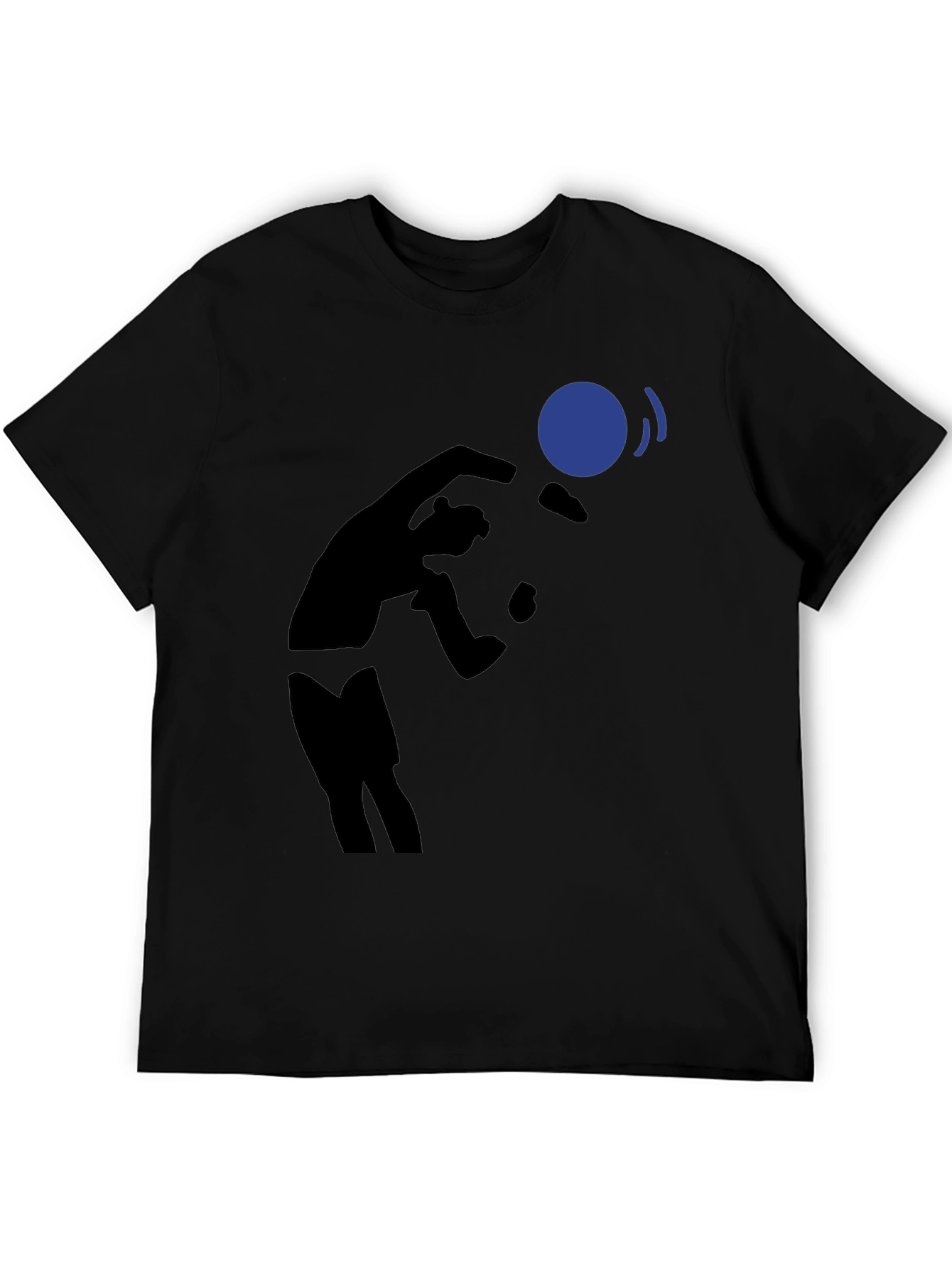 Juggling Silhouette Black T-Shirt