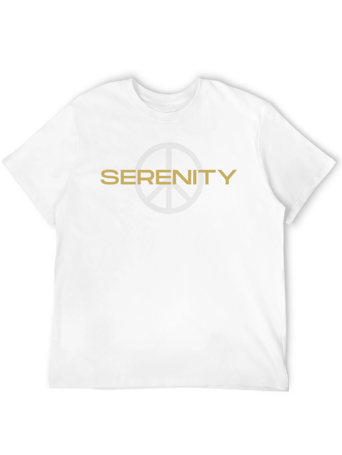 Serenity Peace Symbol T-Shirt - Black