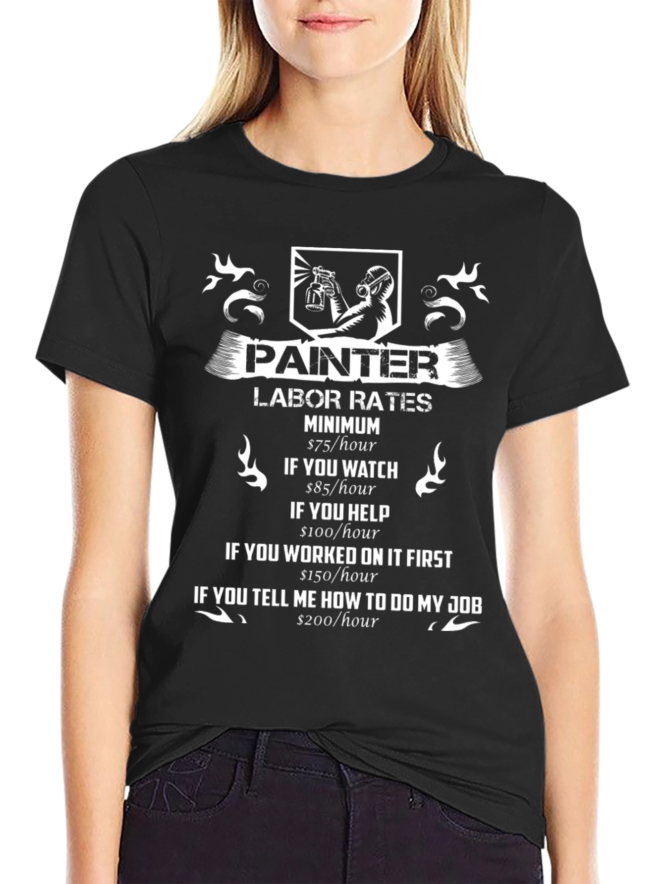 Painter Labor Rates Funny T-Shirt