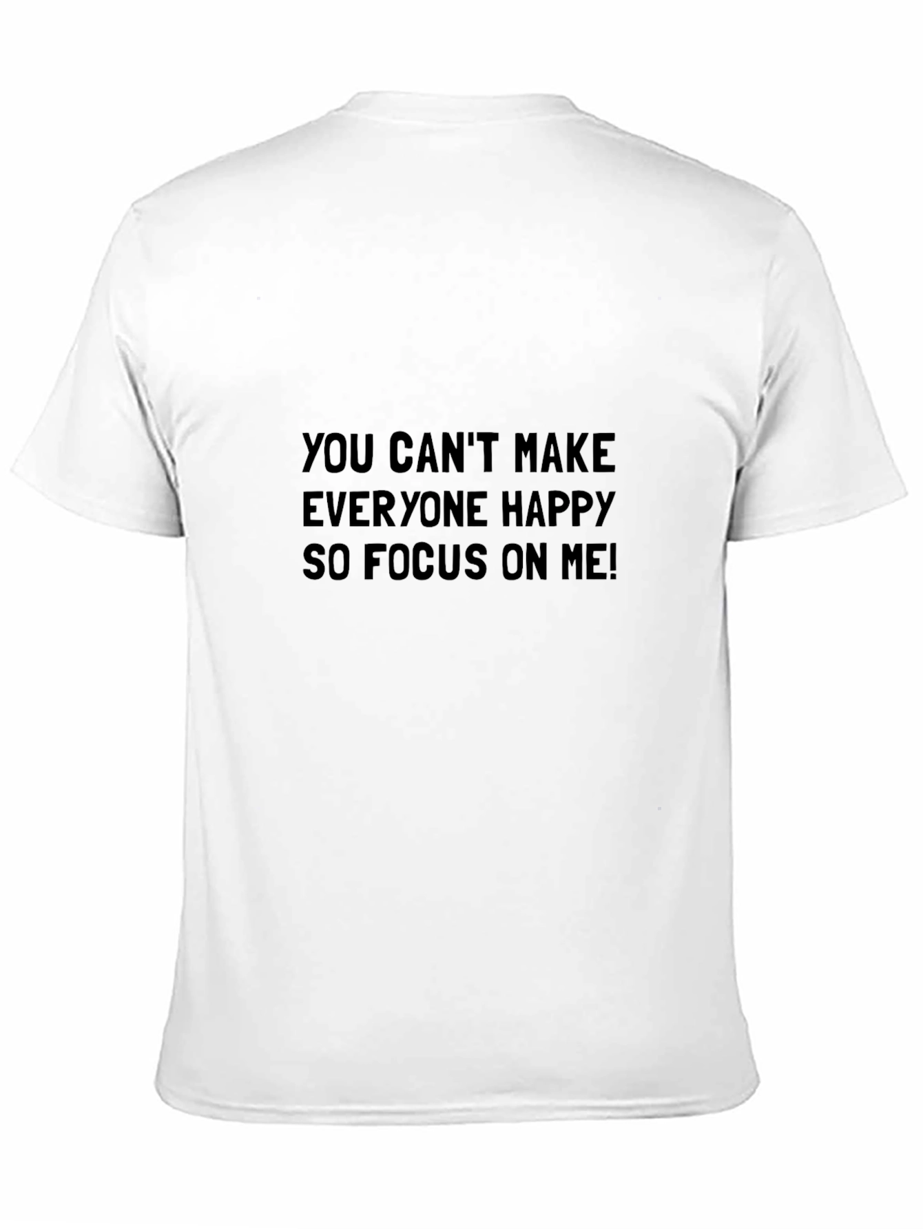 Focus on Me Black T-Shirt