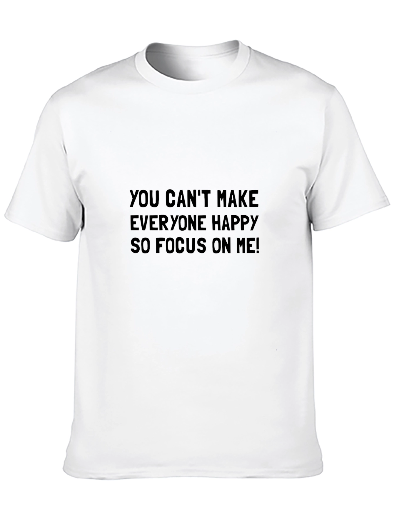 Focus on Me Black T-Shirt