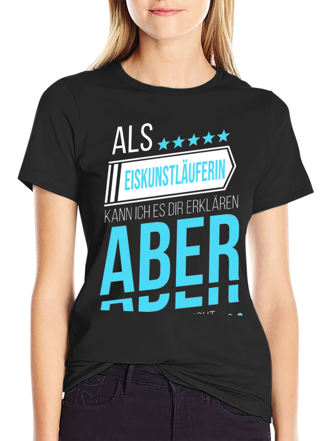 Ice Skater T-Shirt - Novelty Graphic Tee