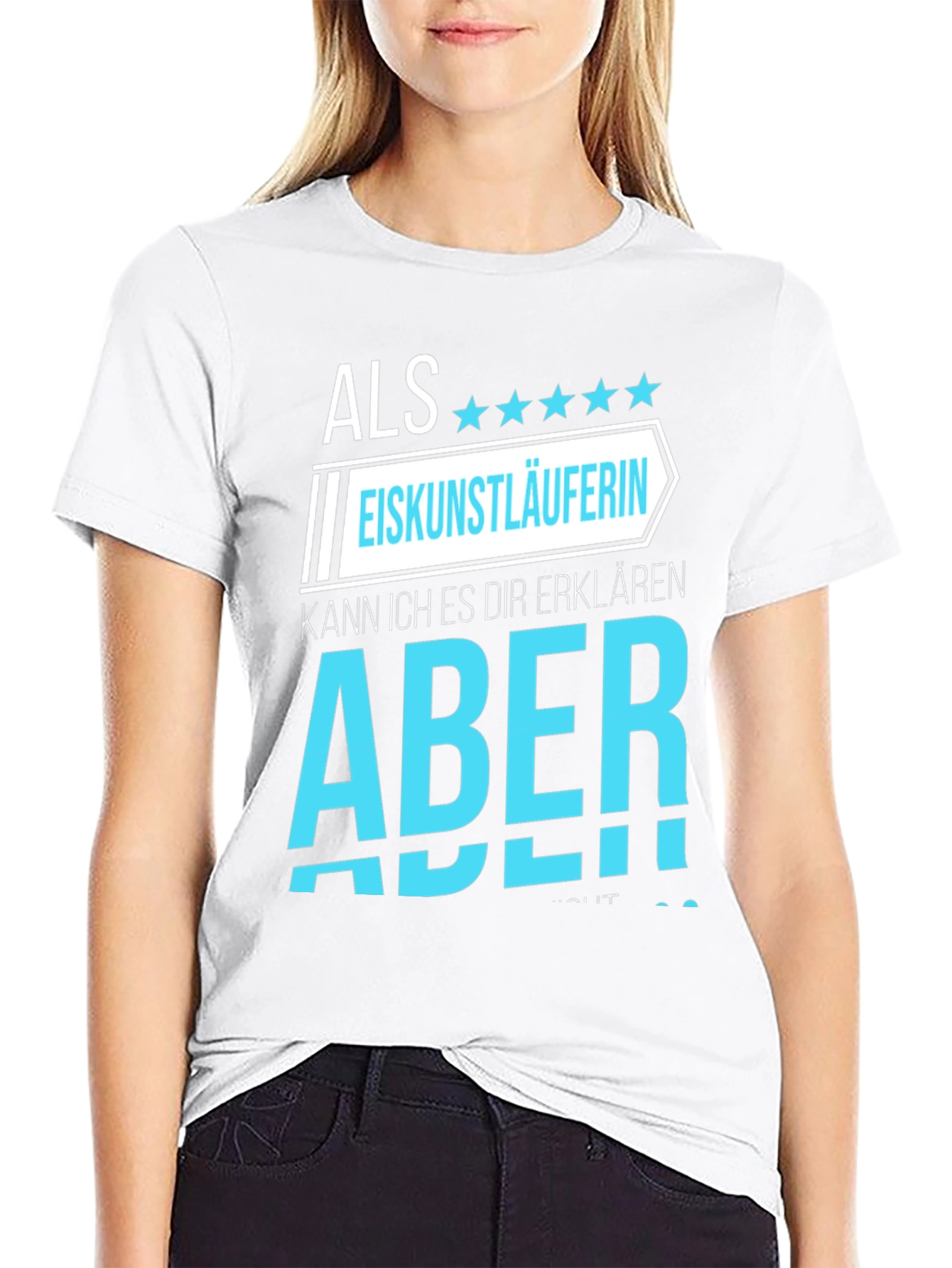 Ice Skater T-Shirt - Novelty Graphic Tee