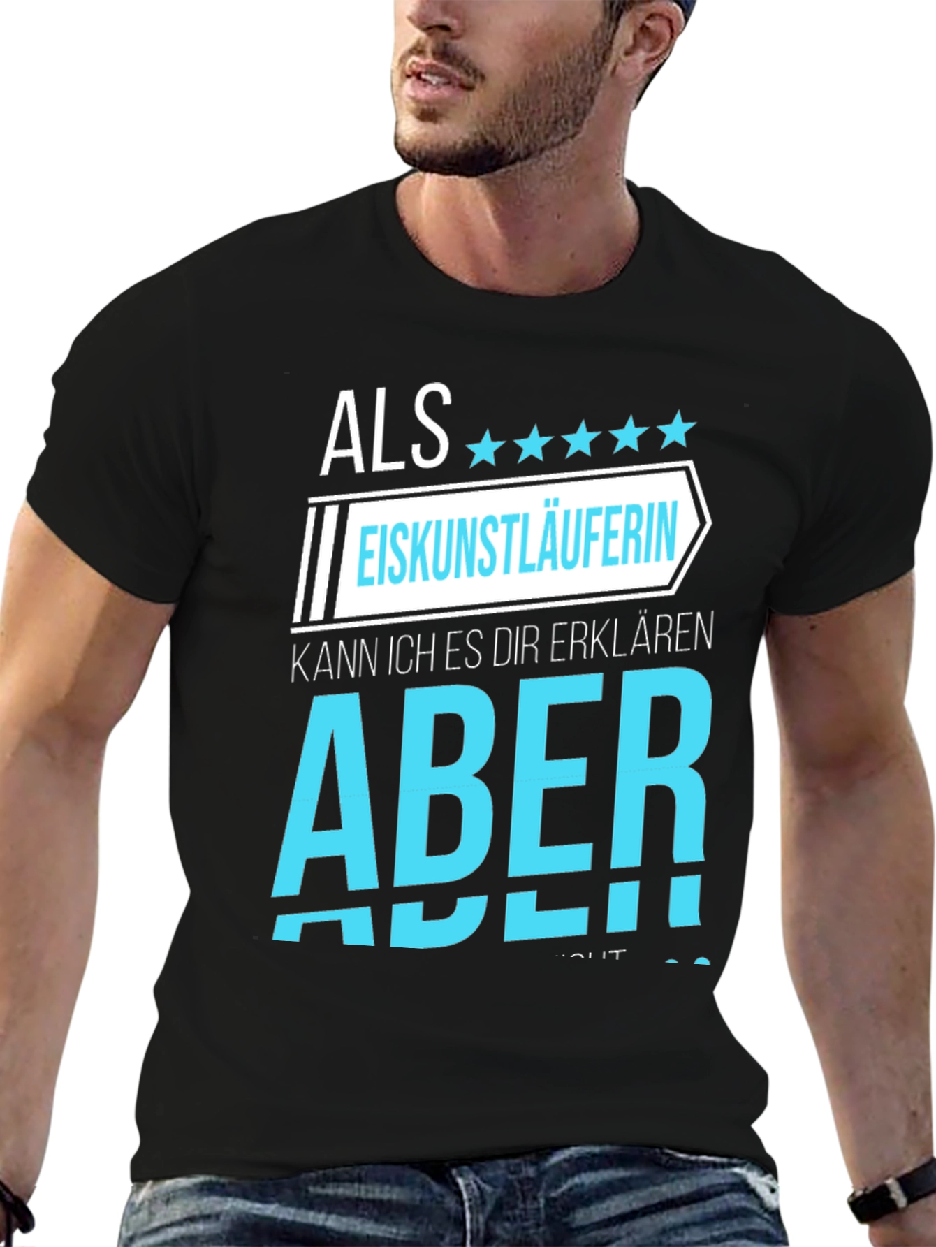 Ice Skater T-Shirt - Novelty Graphic Tee