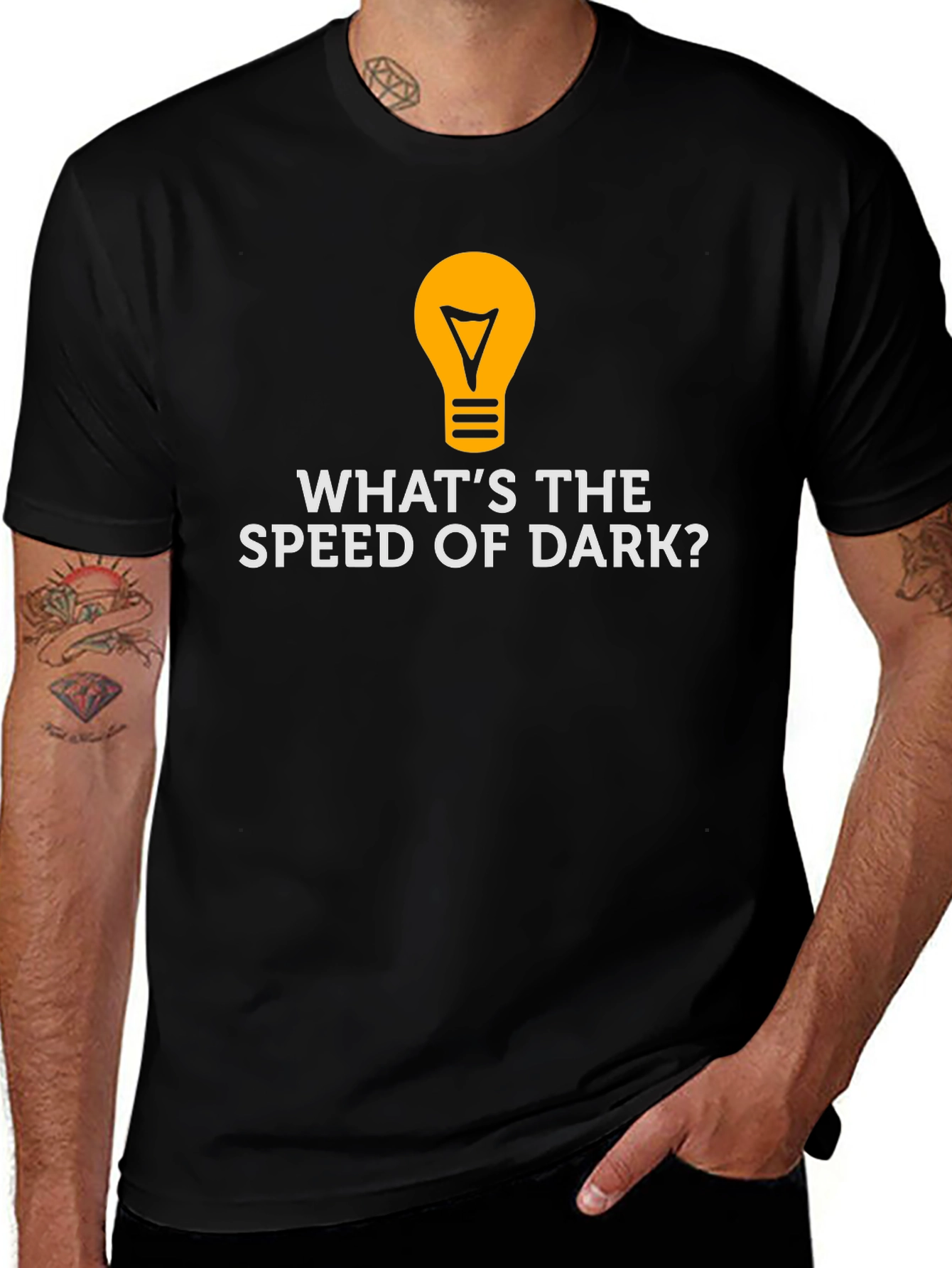 Whats the Speed of Dark? Novelty T-Shirt