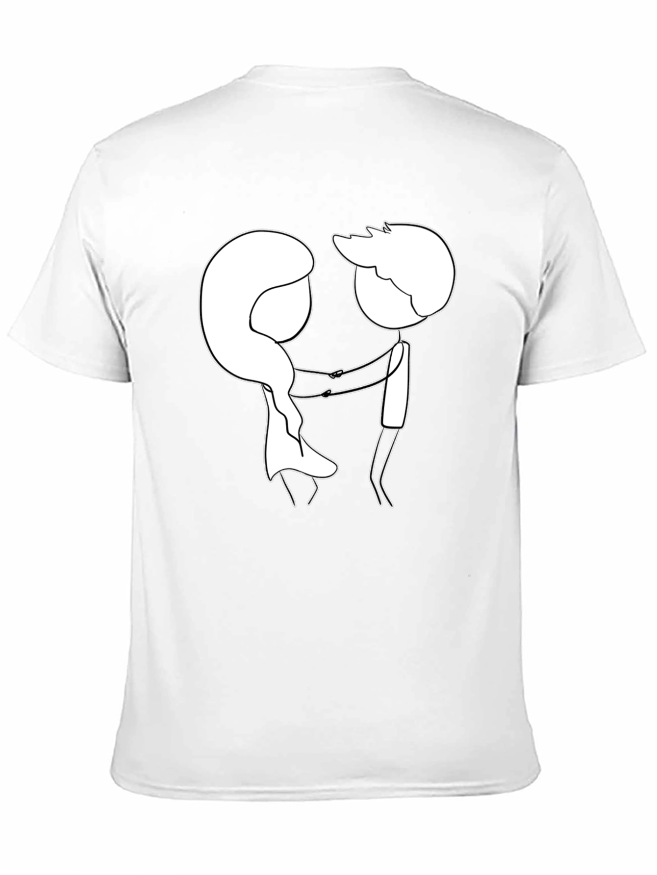 Sketchy Love Tee - Black Graphic T-Shirt