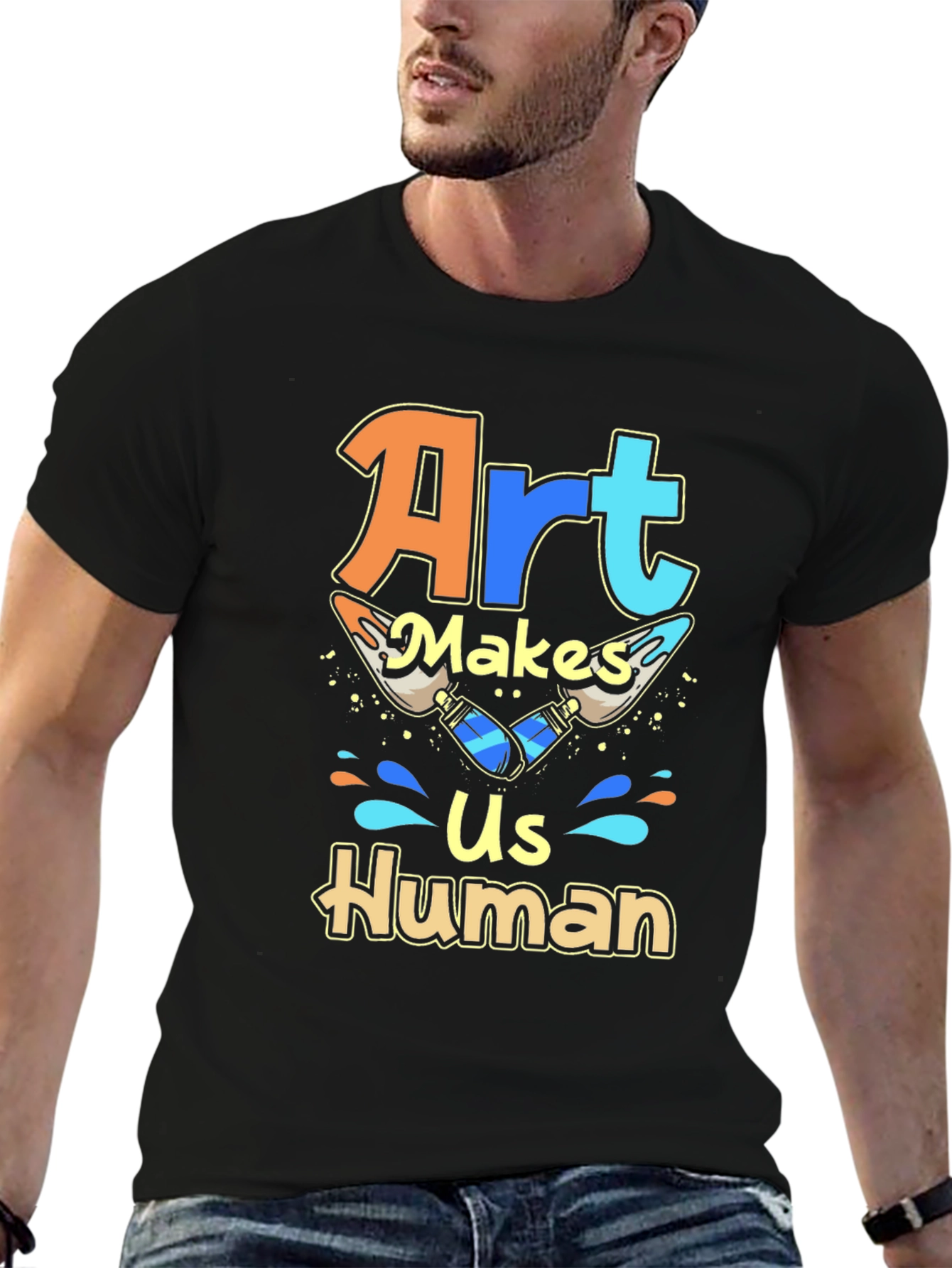 Art Makes Us Human Graphic Tee
