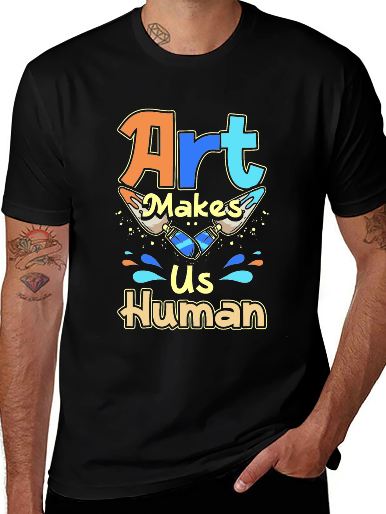 Art Makes Us Human Graphic Tee