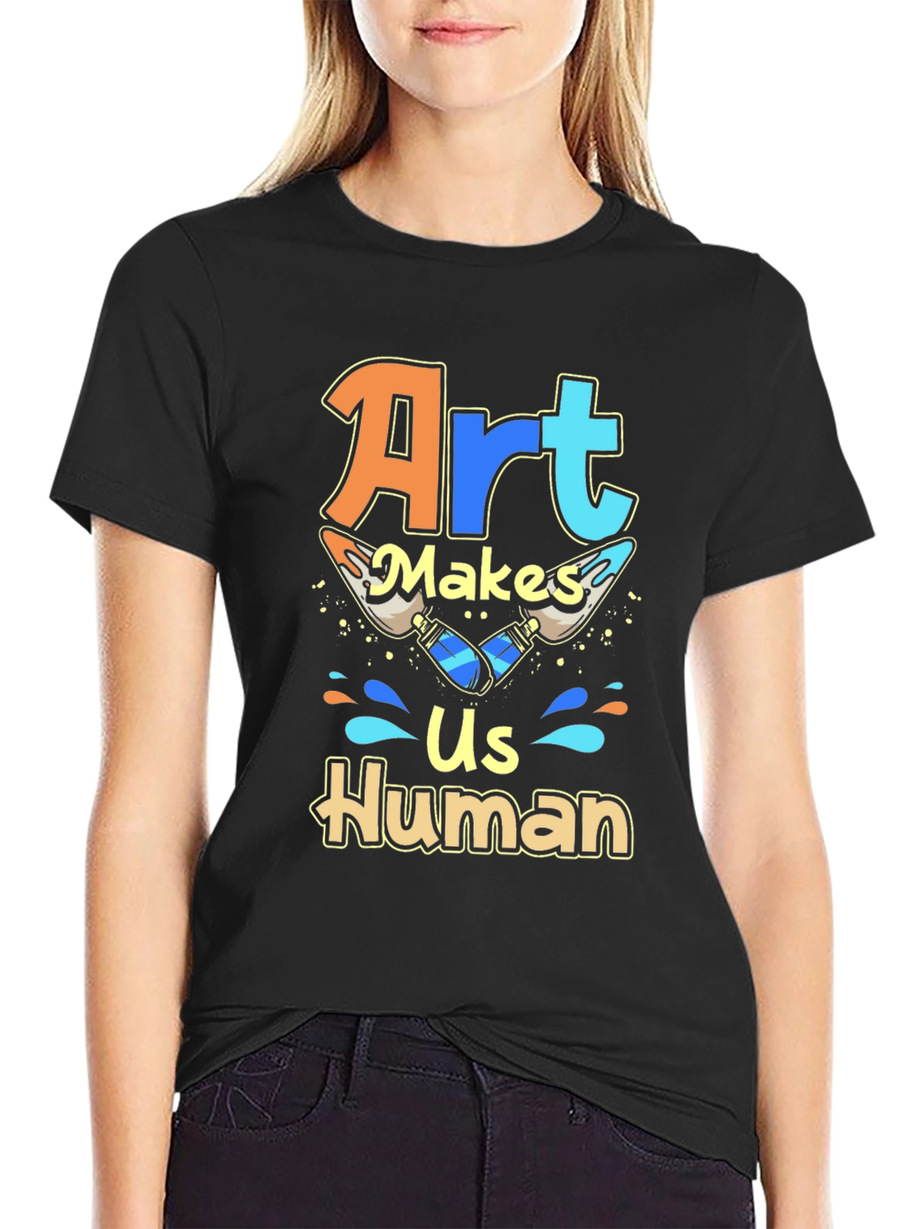 Art Makes Us Human Graphic Tee