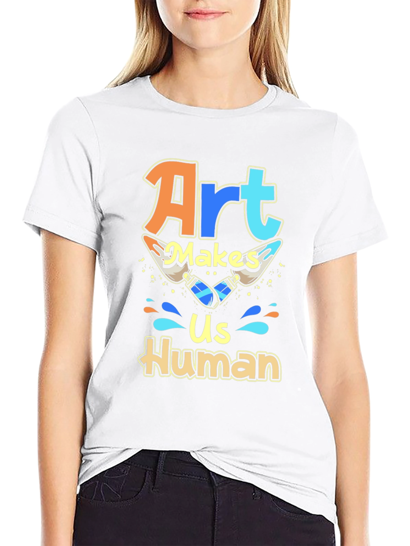 Art Makes Us Human Graphic Tee