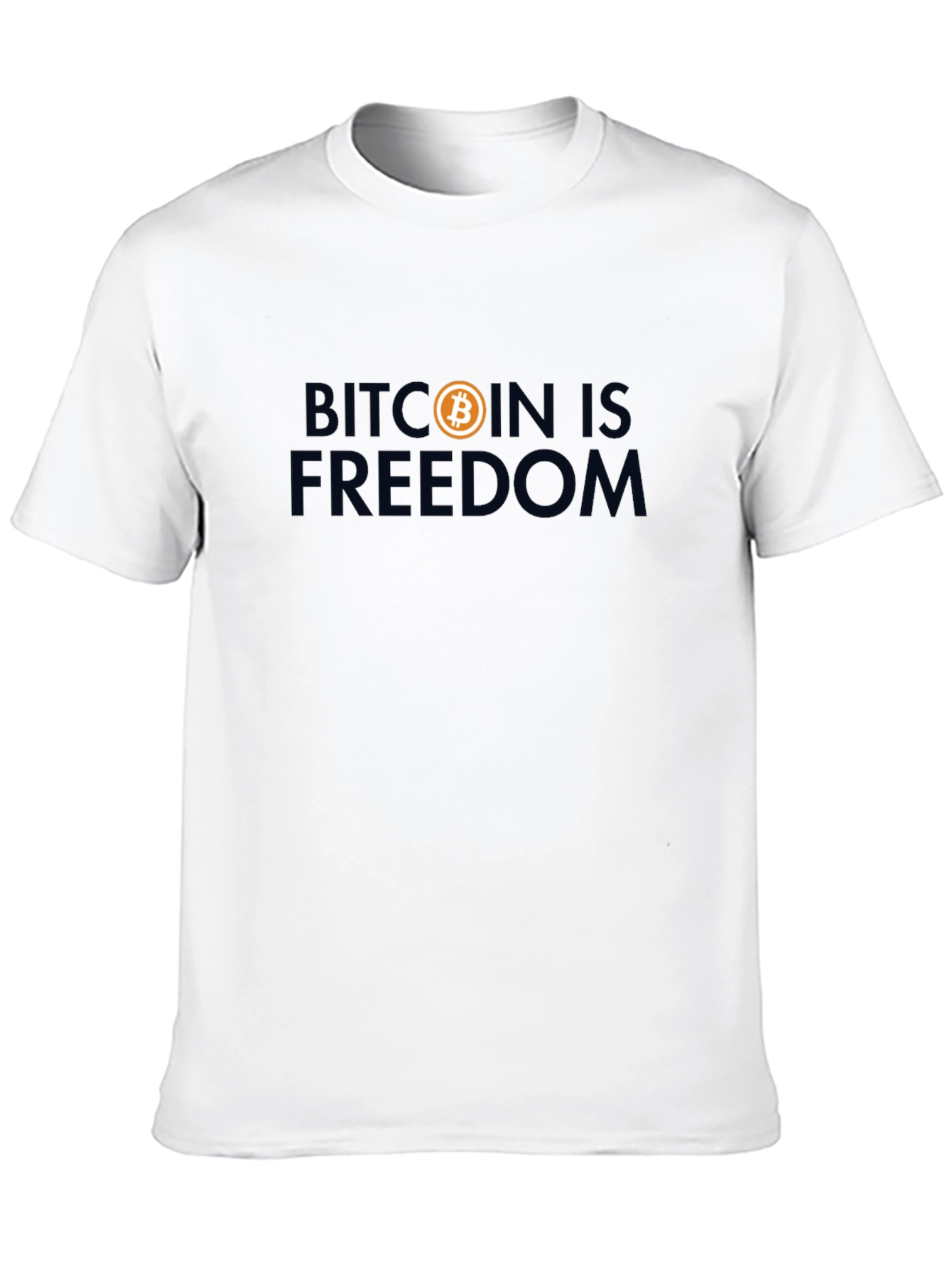 Bitcoin Is Freedom Graphic T-Shirt - Crypto Enthusiast Tee