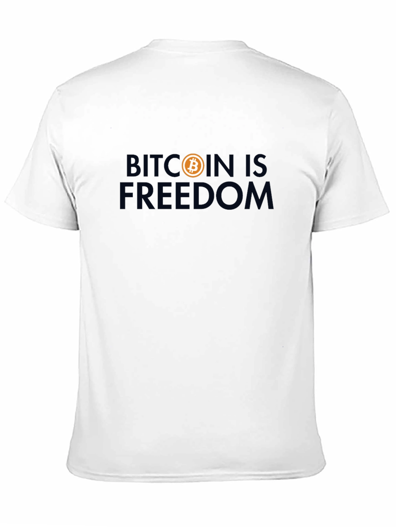 Bitcoin Is Freedom Graphic T-Shirt - Crypto Enthusiast Tee