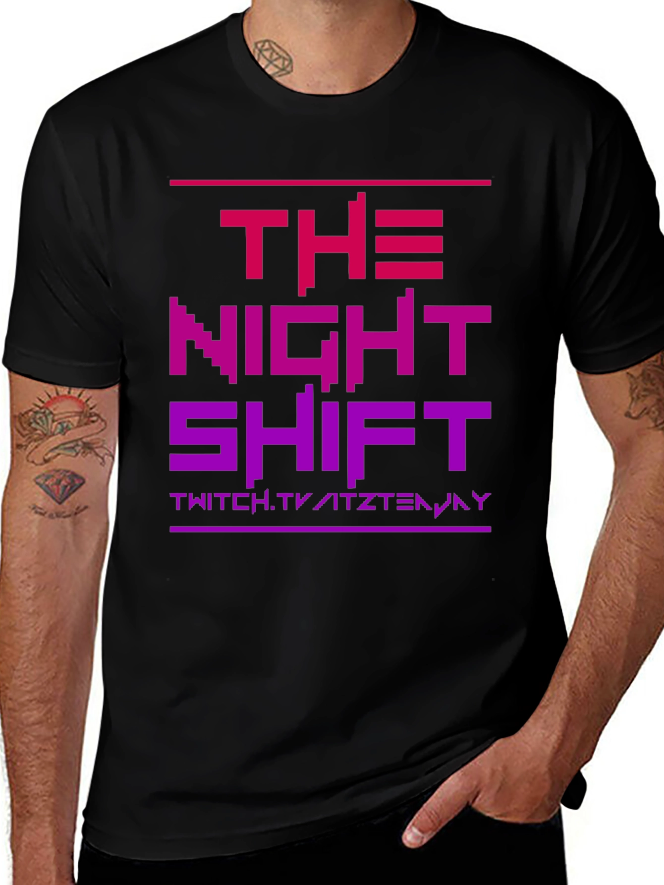 The Night Shift Twitch T-Shirt - Gamer Apparel