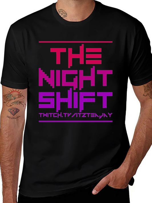 The Night Shift Twitch T-Shirt - Gamer Apparel