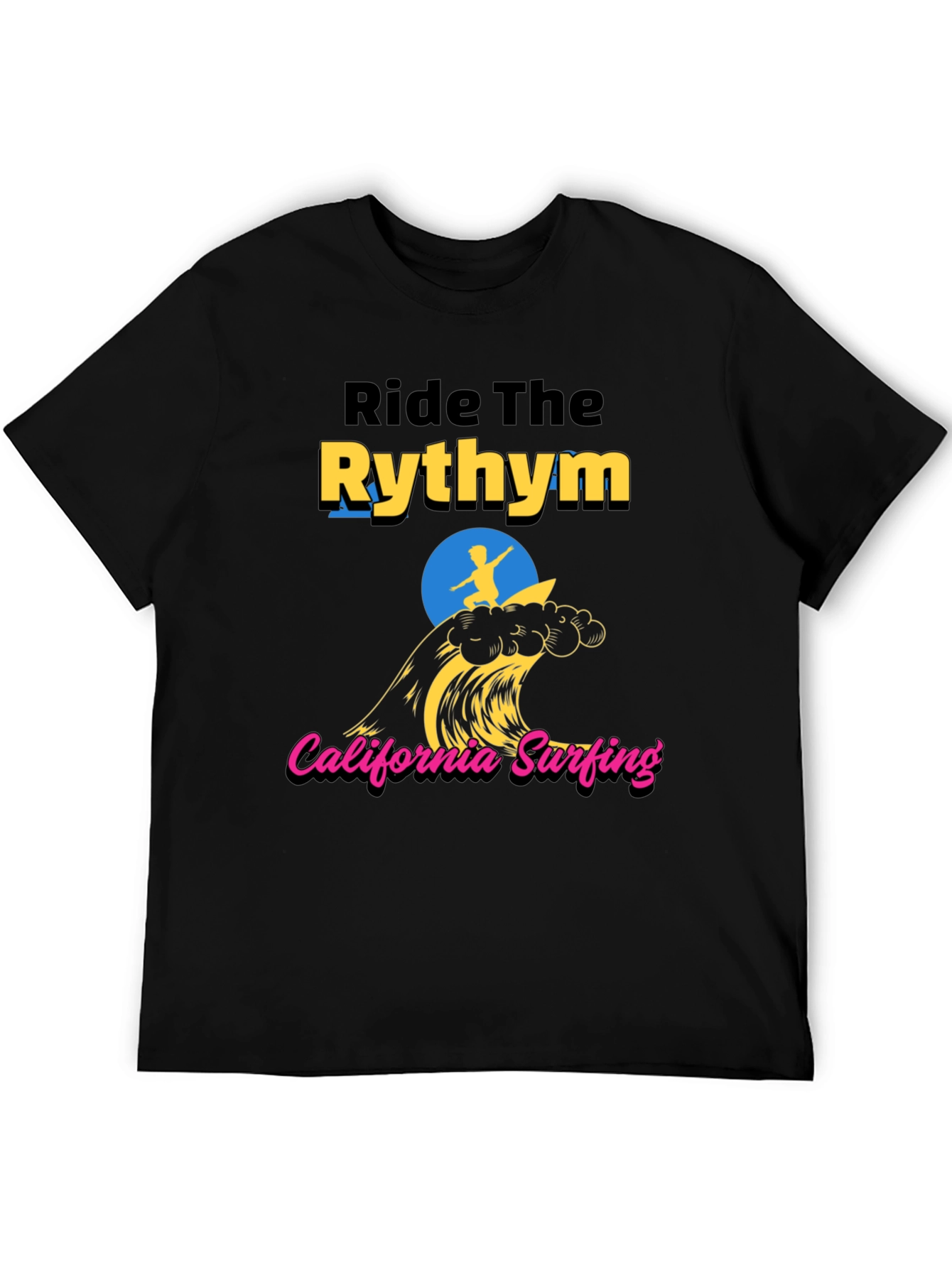 Ride the Rhythm T-Shirt - California Surfing Tee