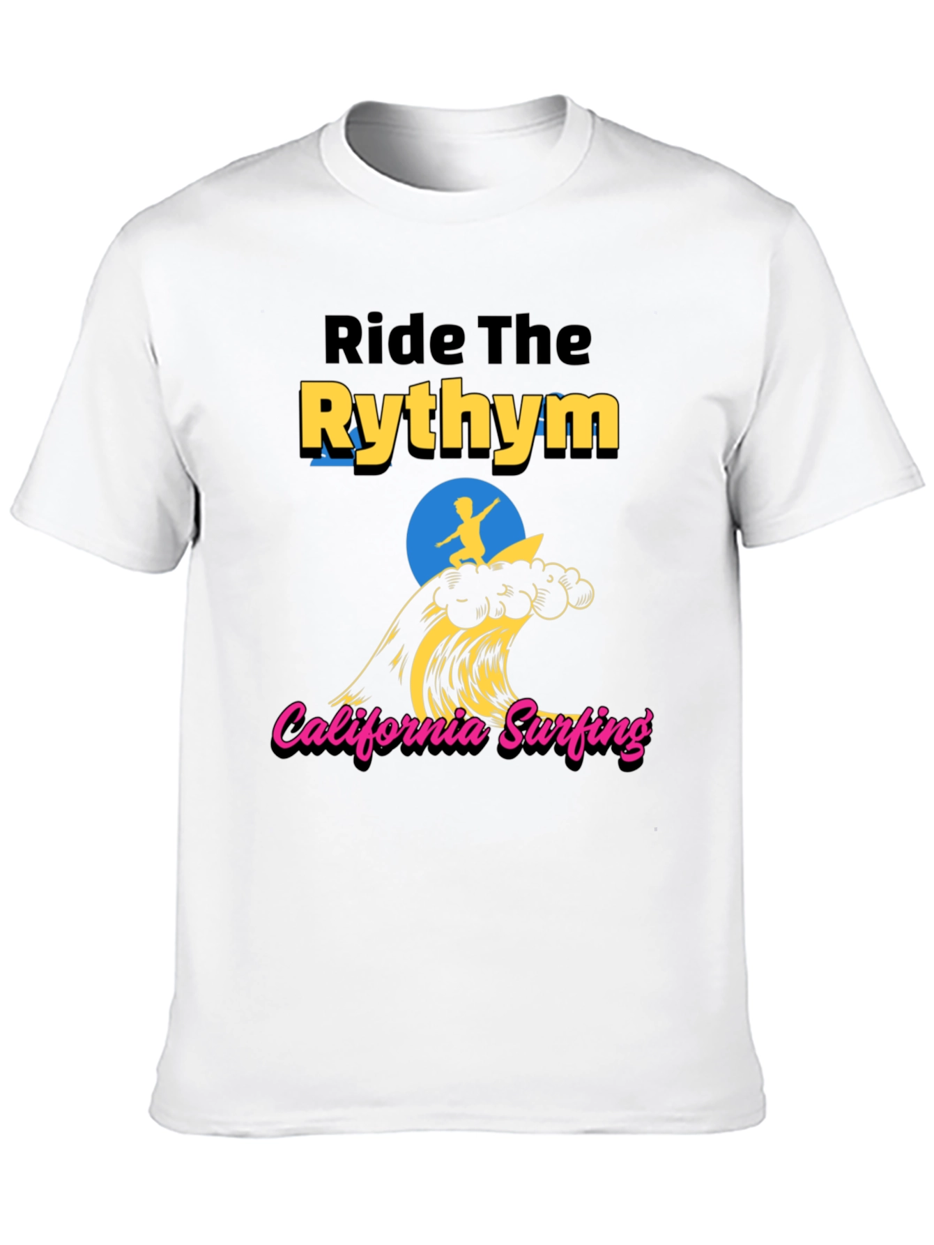 Ride the Rhythm T-Shirt - California Surfing Tee