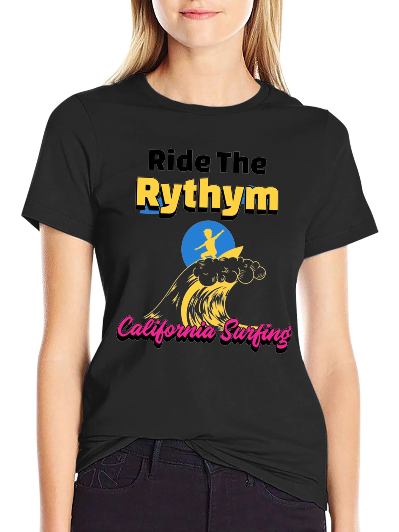 Ride the Rhythm T-Shirt - California Surfing Tee