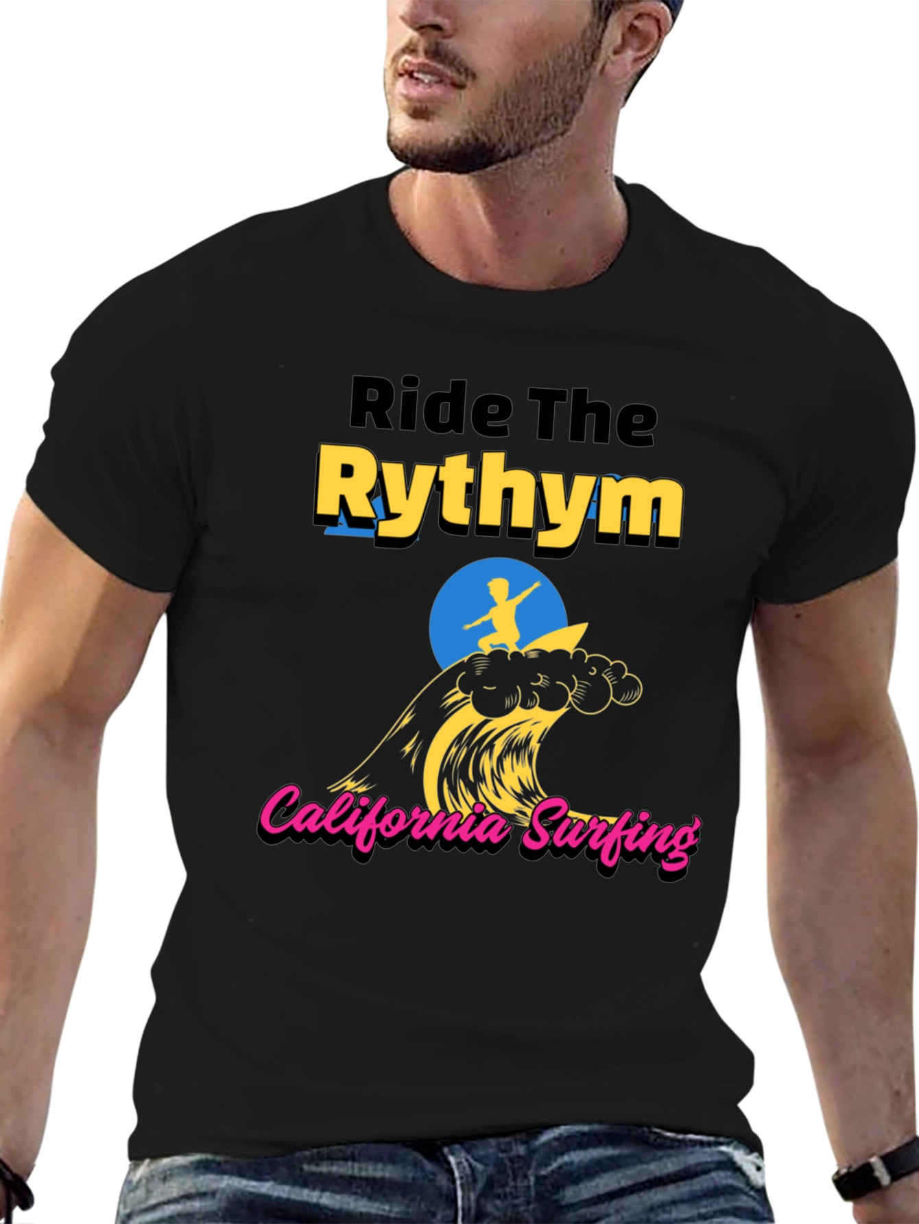 Ride the Rhythm T-Shirt - California Surfing Tee