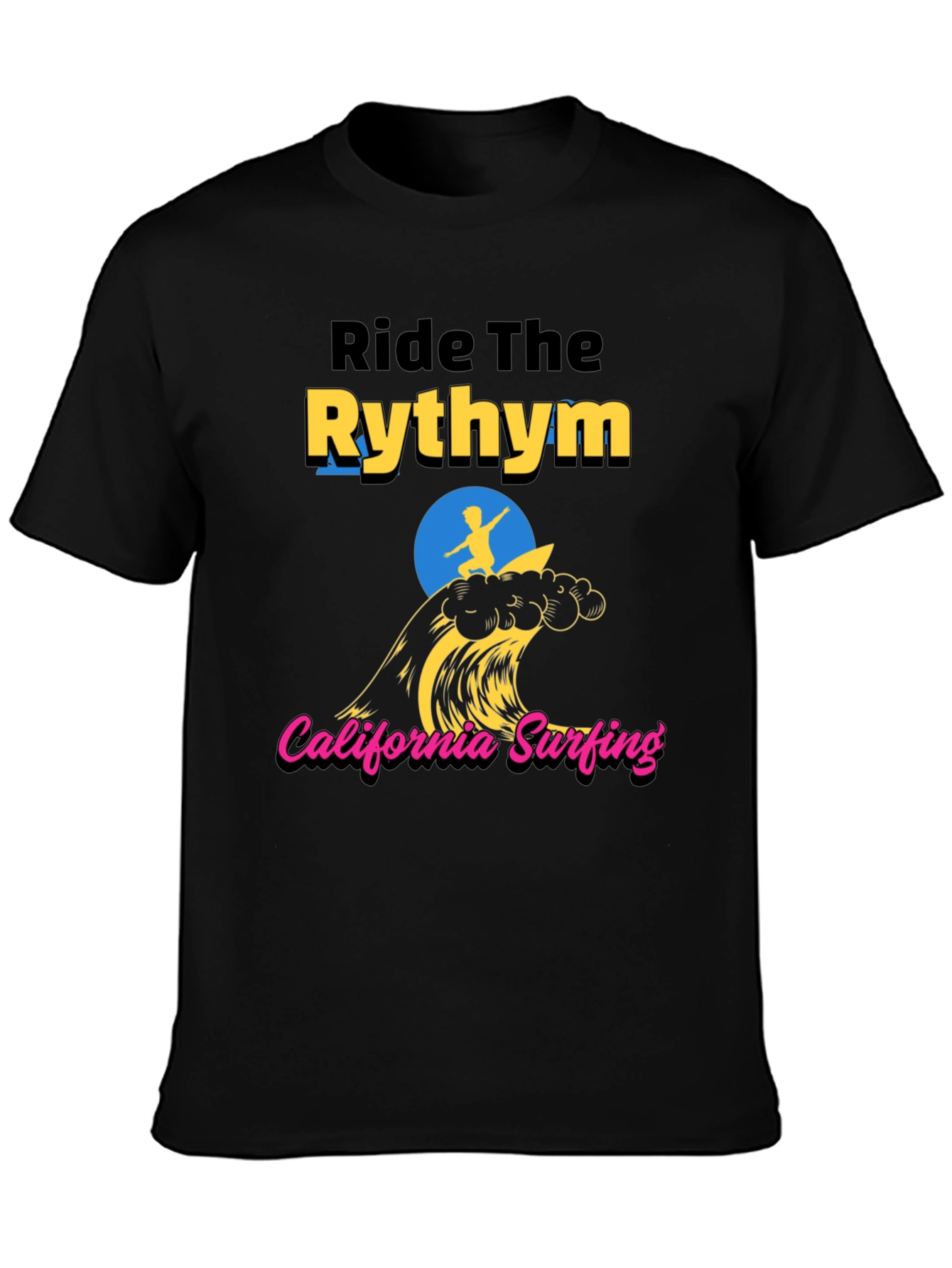 Ride the Rhythm T-Shirt - California Surfing Tee