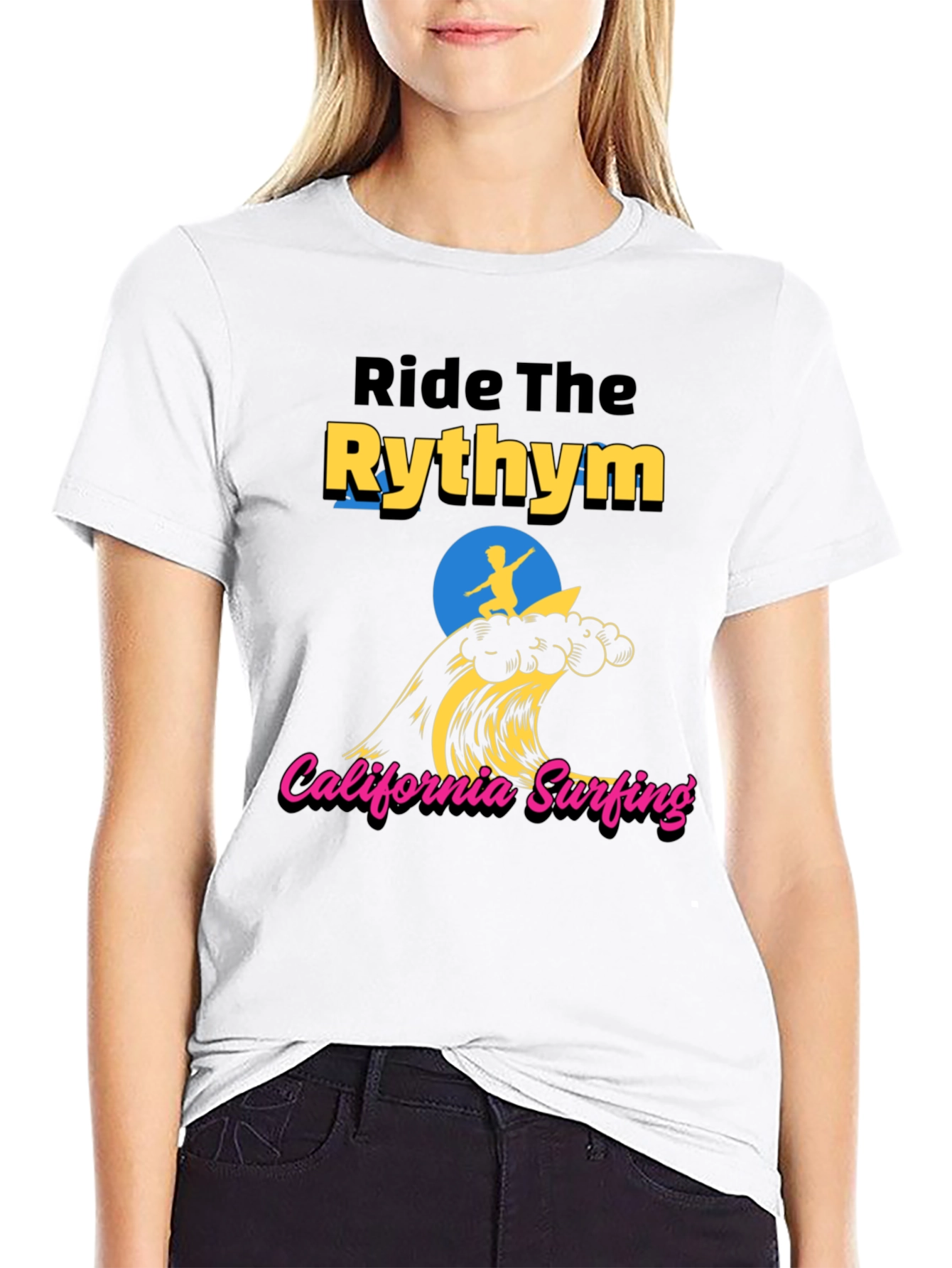 Ride the Rhythm T-Shirt - California Surfing Tee