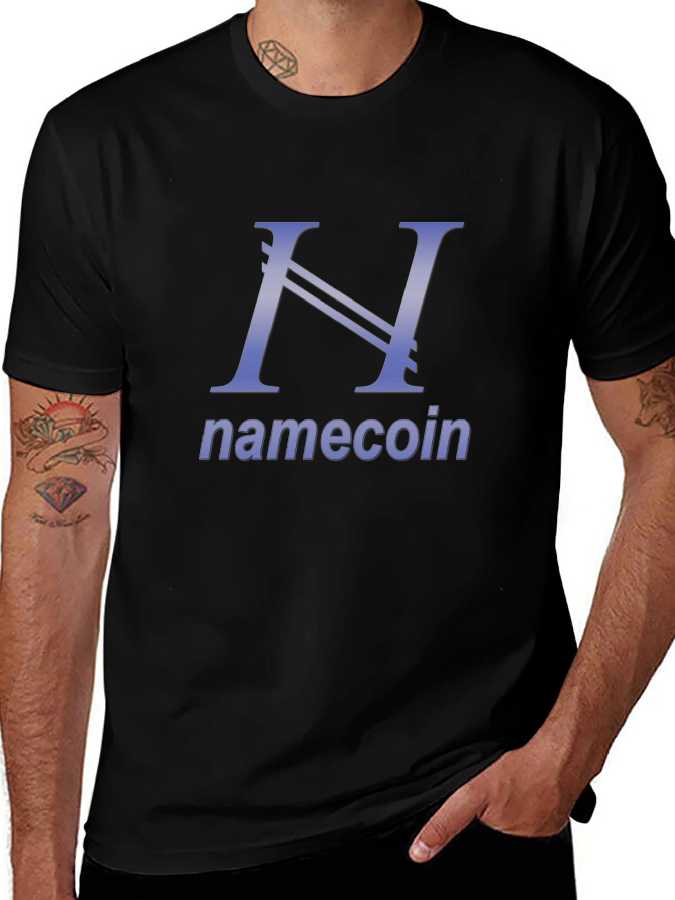 Namecoin Crypto T-Shirt - Black Tee