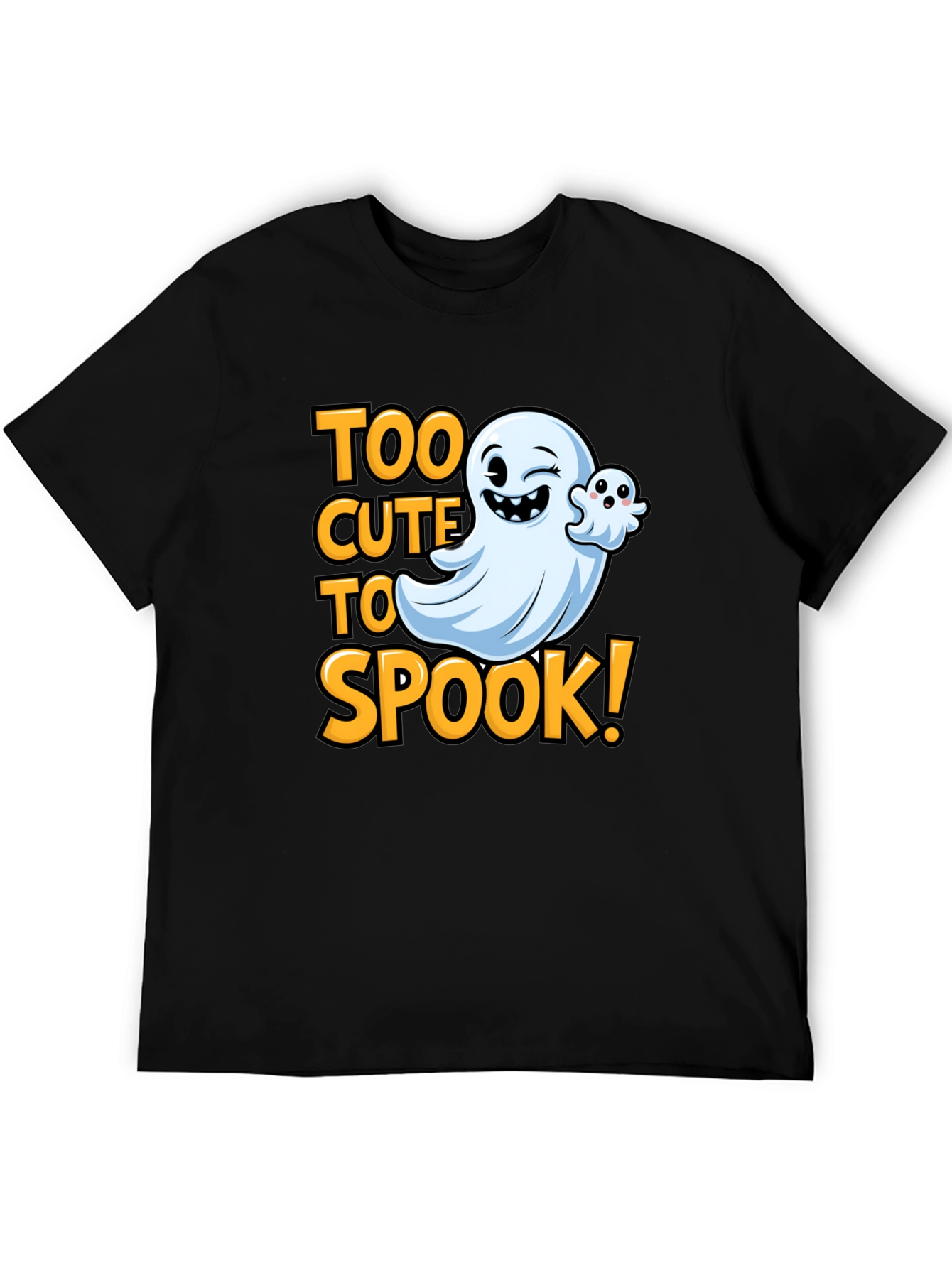 Cute Ghost Halloween Graphic T-Shirt