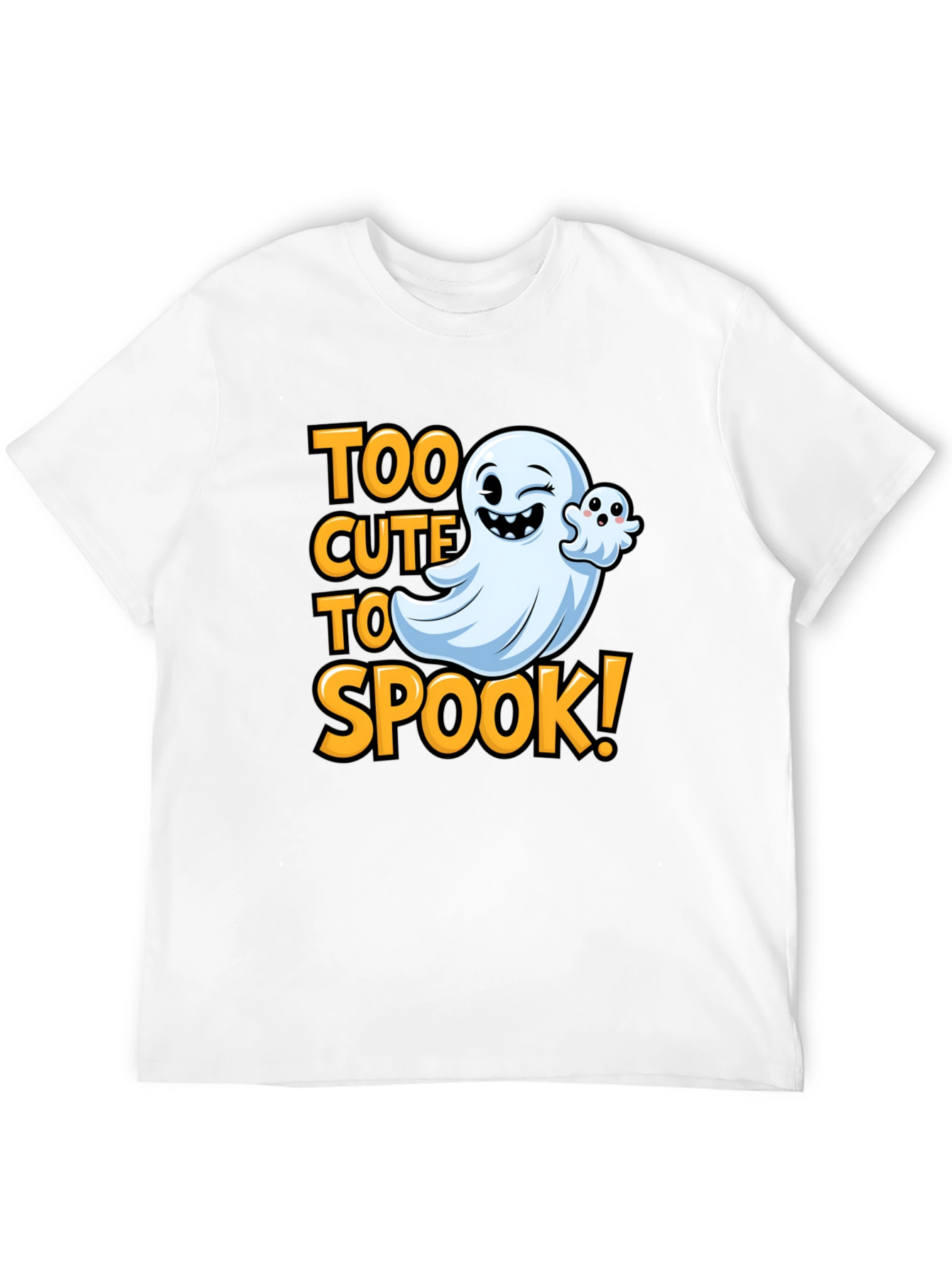 Cute Ghost Halloween Graphic T-Shirt
