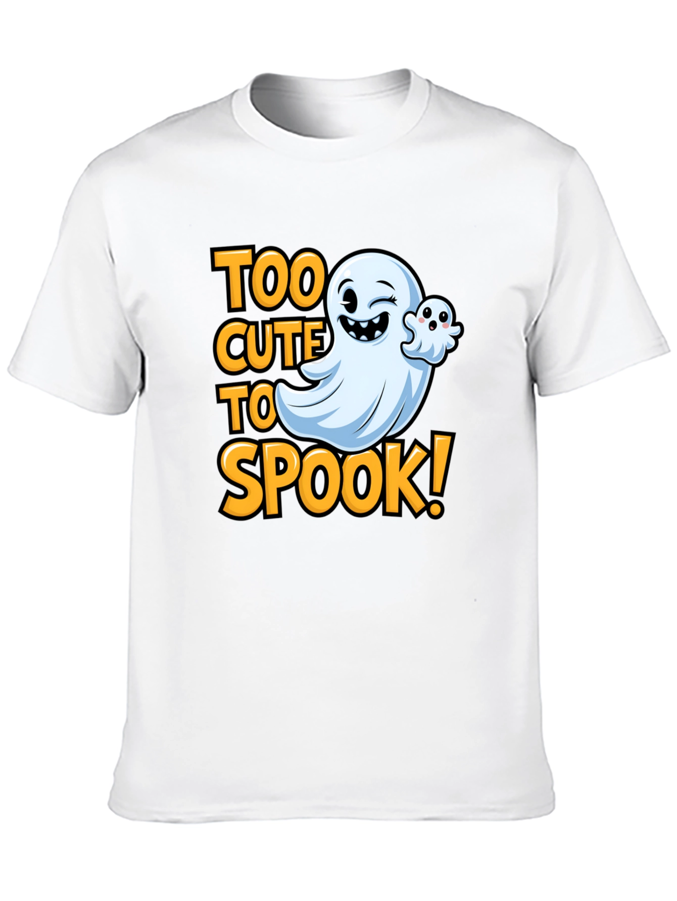 Cute Ghost Halloween Graphic T-Shirt