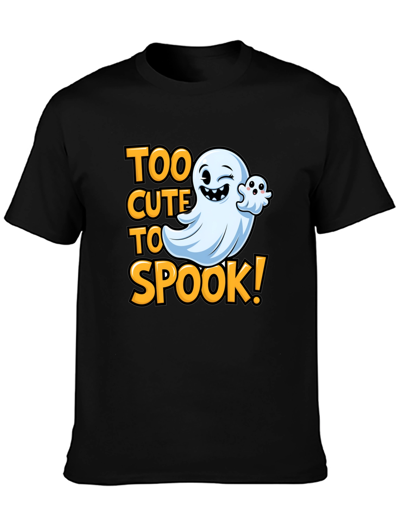 Cute Ghost Halloween Graphic T-Shirt