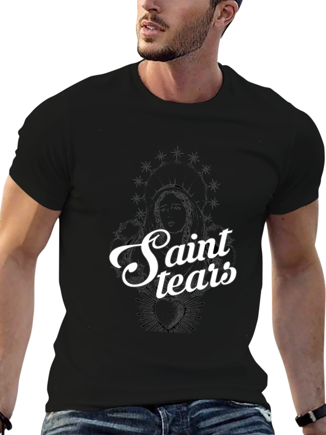 Saint Tears Graphic Tee - Black