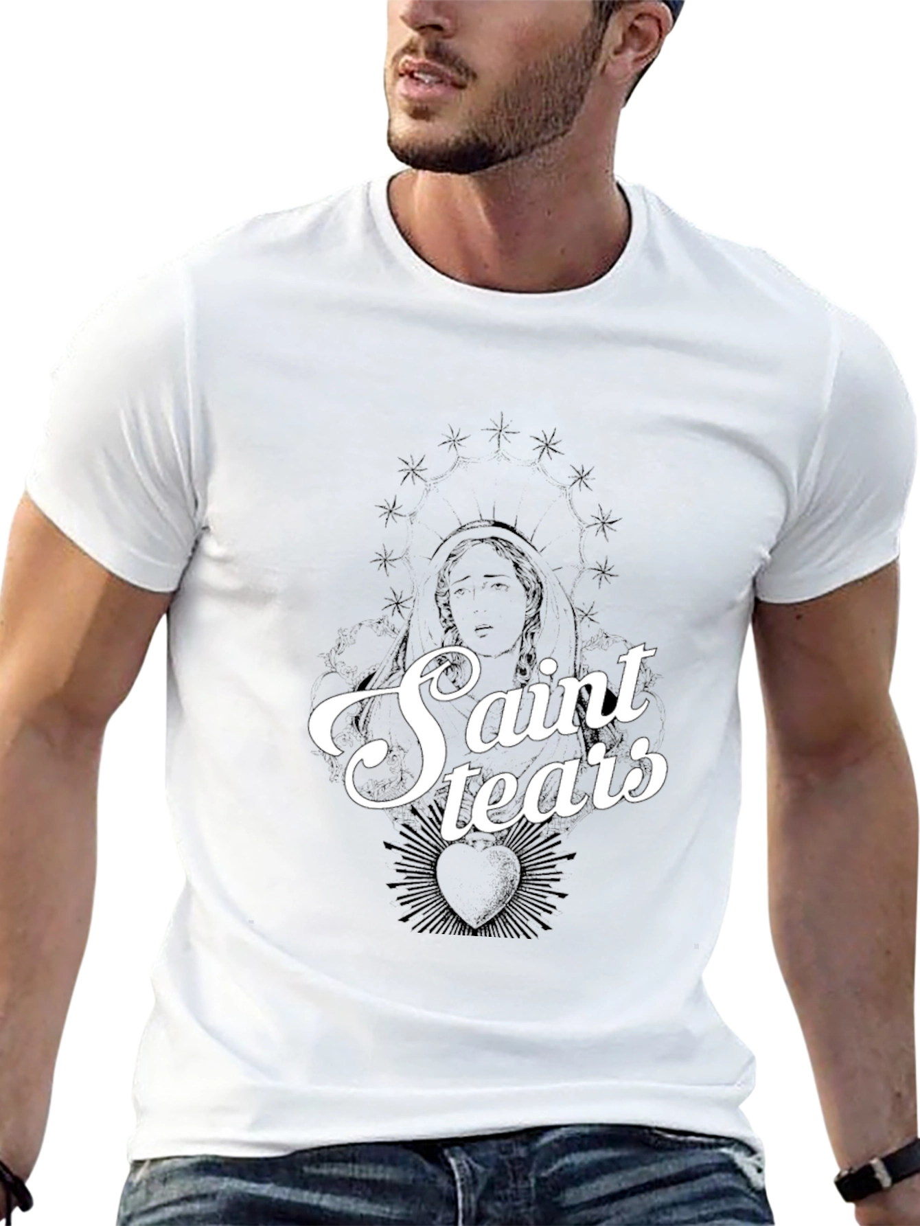 Saint Tears Graphic Tee - Black