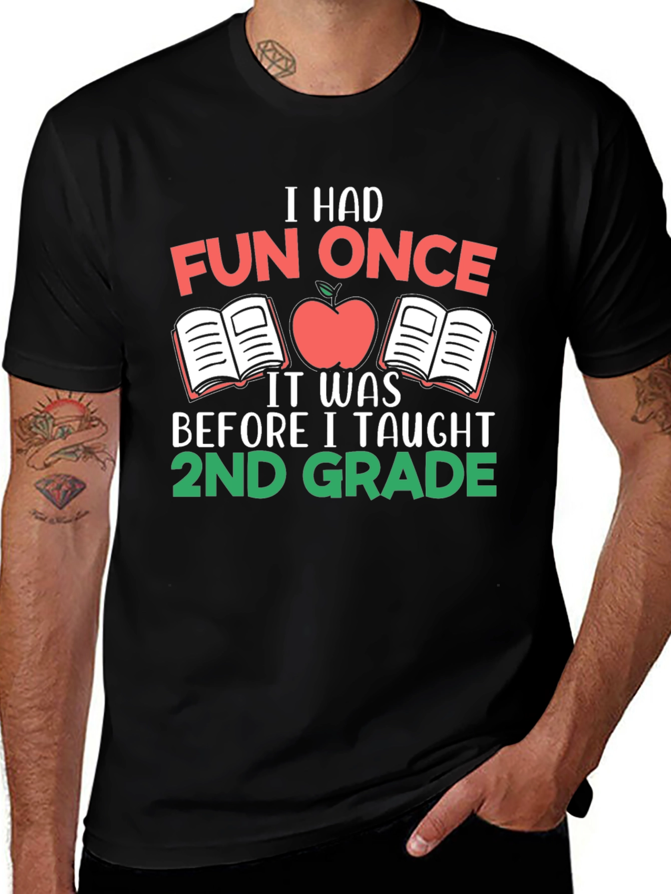 Funny 2nd Grade Teacher Graphic Tee