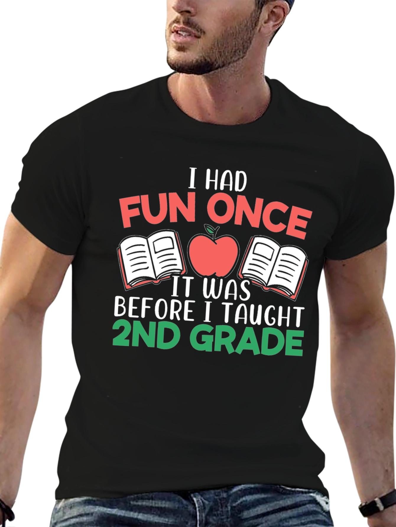 Funny 2nd Grade Teacher Graphic Tee