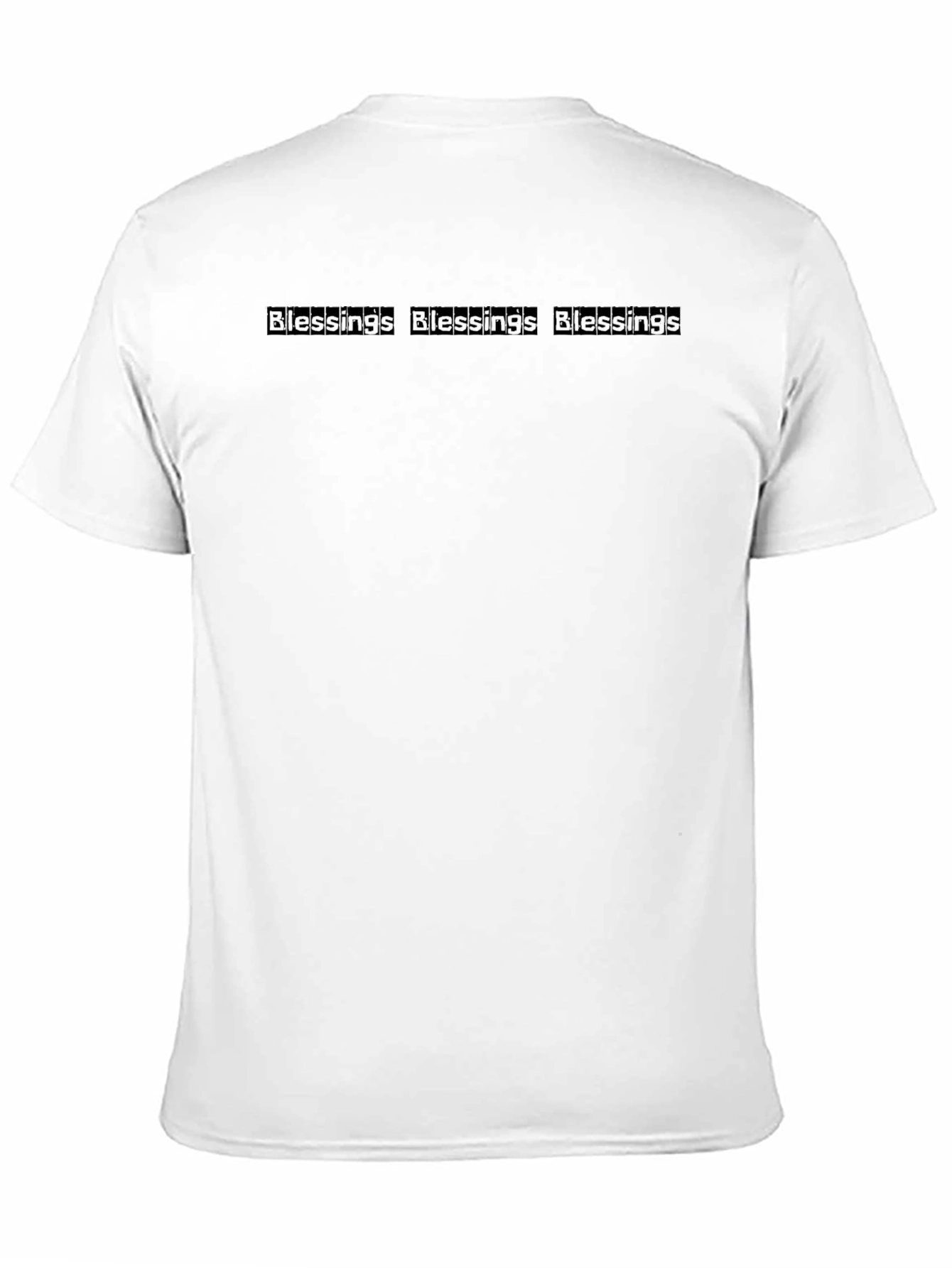 Blessings Graphic Print T-Shirt - Casual Wear
