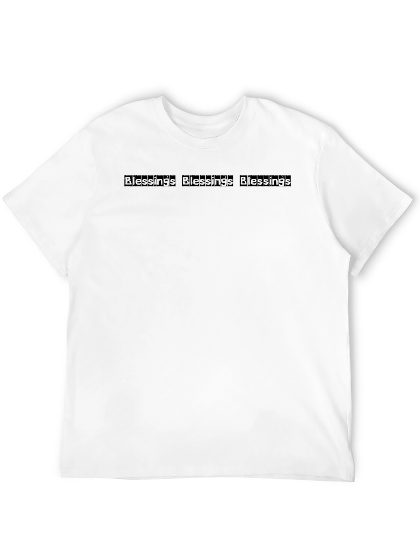 Blessings Graphic Print T-Shirt - Casual Wear