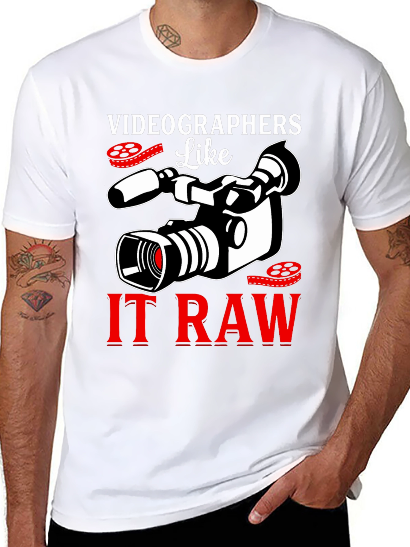 Videographers Like It Raw Graphic T-Shirt