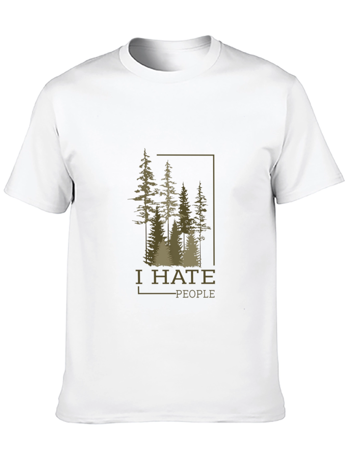 I Hate People Nature T-Shirt