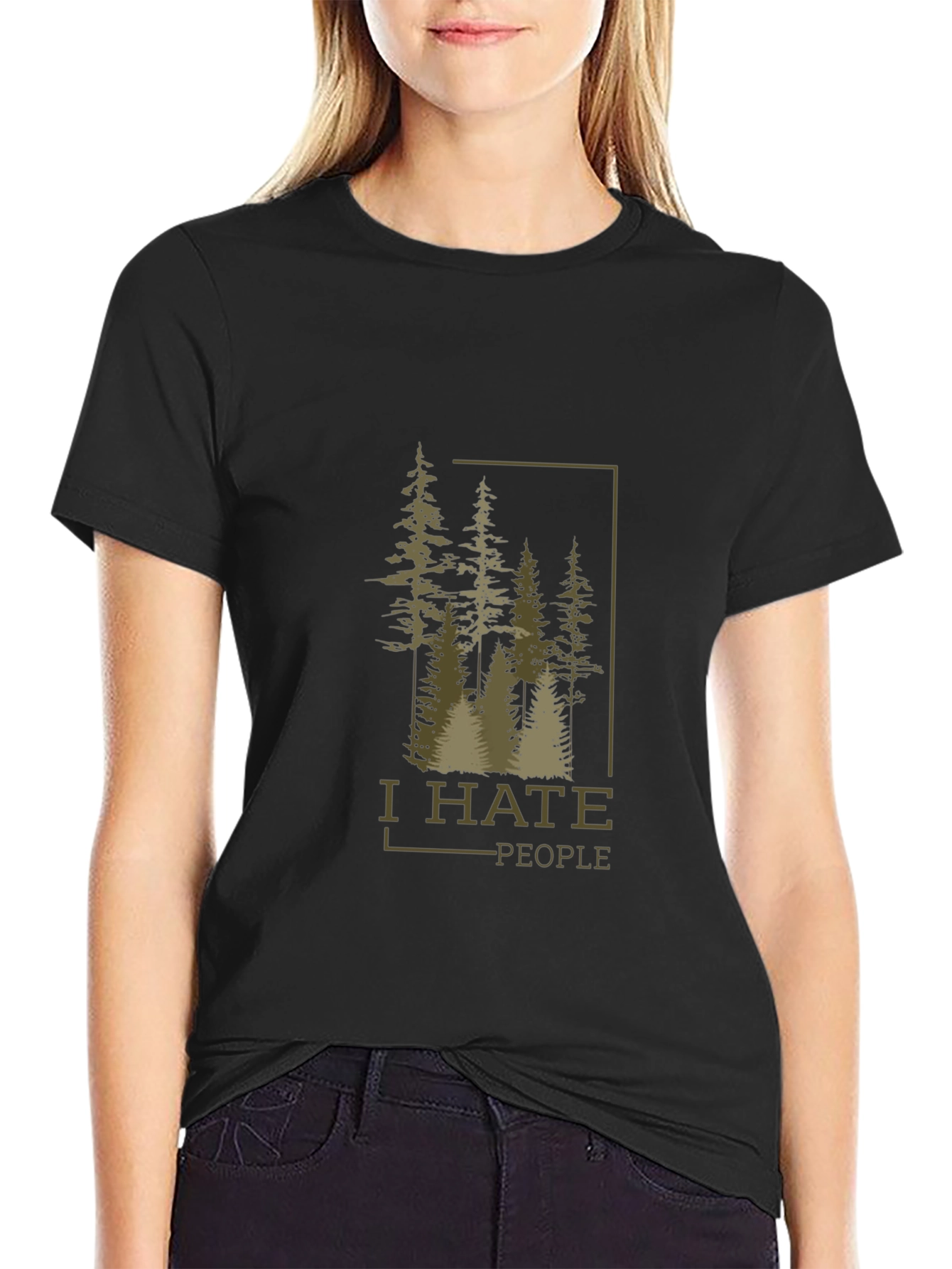 I Hate People Nature T-Shirt