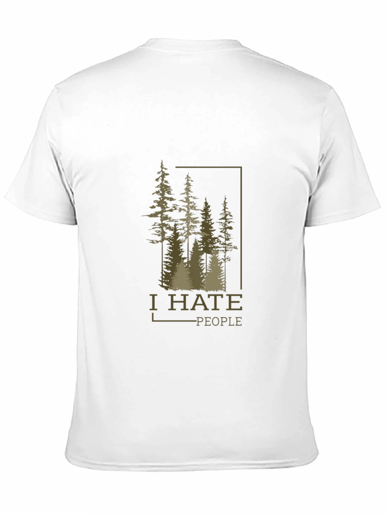 I Hate People Nature T-Shirt