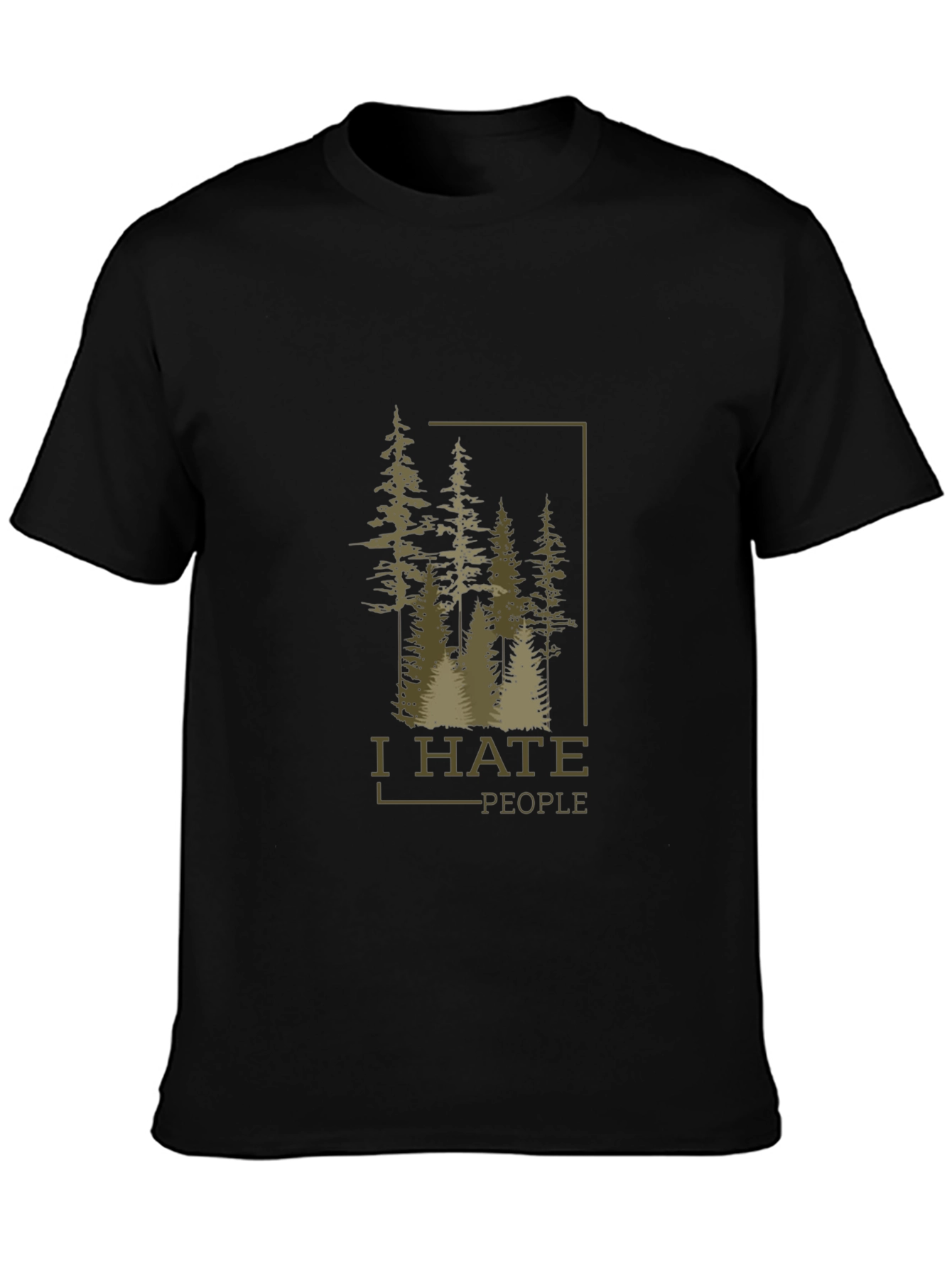 I Hate People Nature T-Shirt