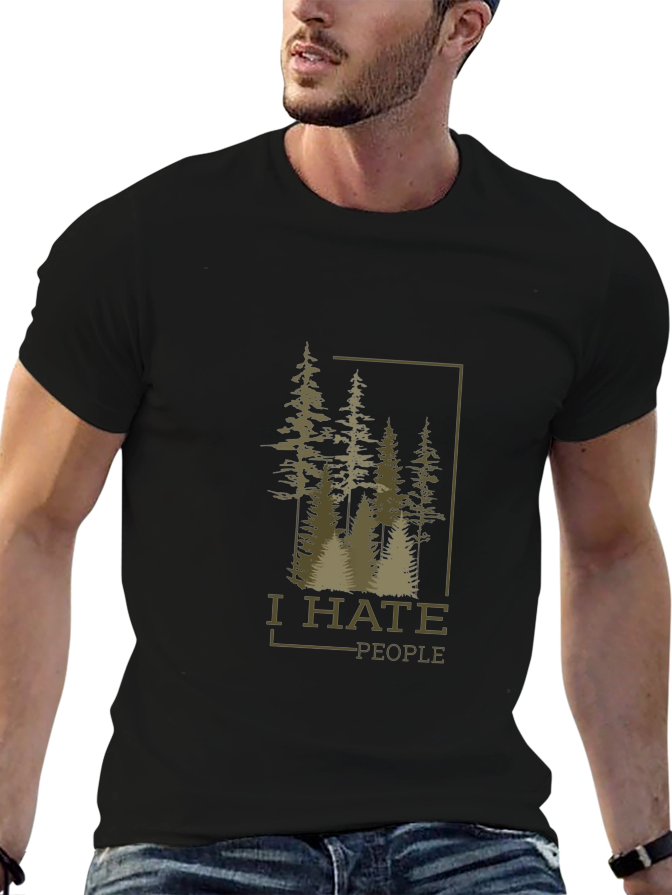 I Hate People Nature T-Shirt